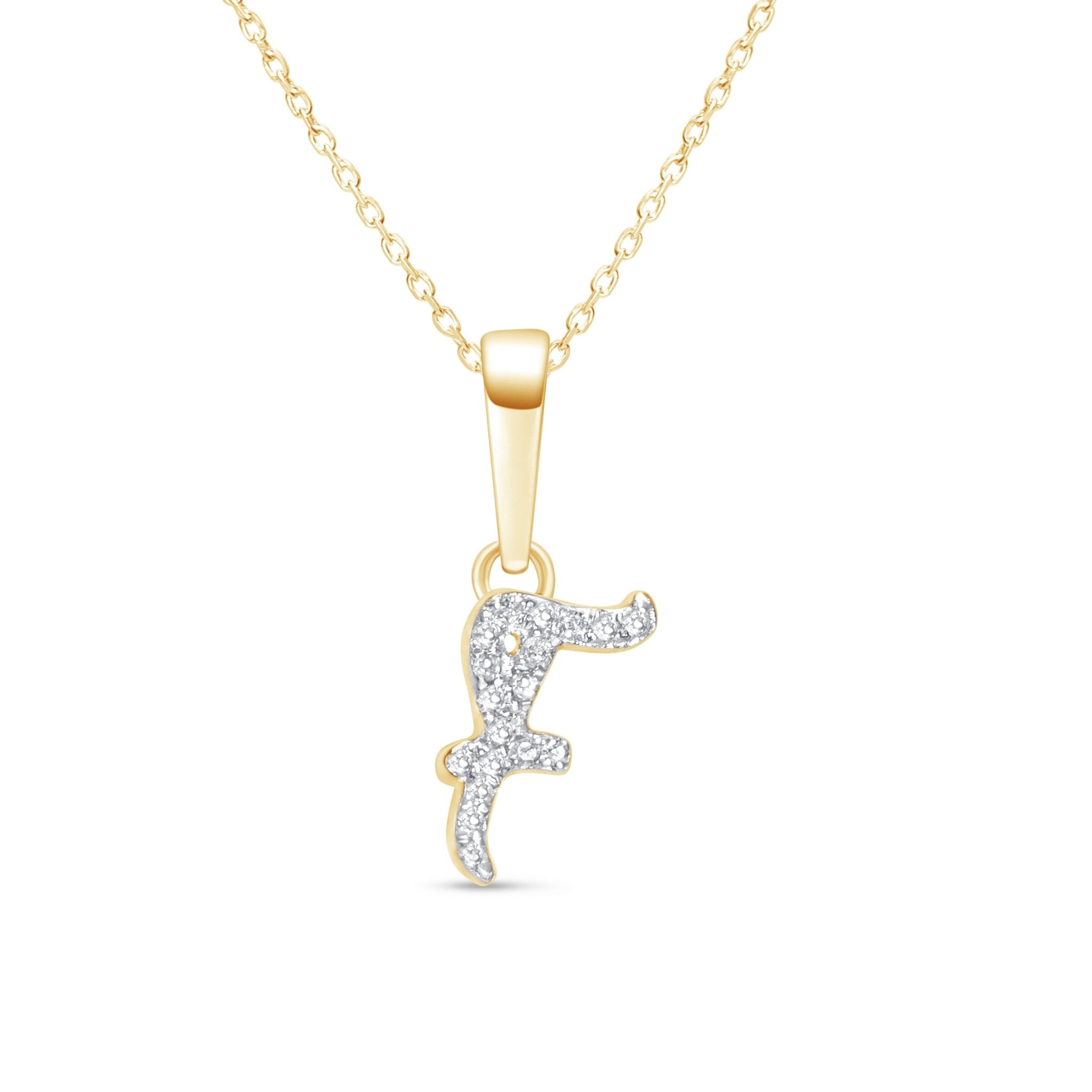 Cursive Diamond Initial Necklace - F Necklaces Estellacollection #product_description# 18557 14k Diamond Gemstone #tag4# #tag5# #tag6# #tag7# #tag8# #tag9# #tag10# 14k Yellow Gold