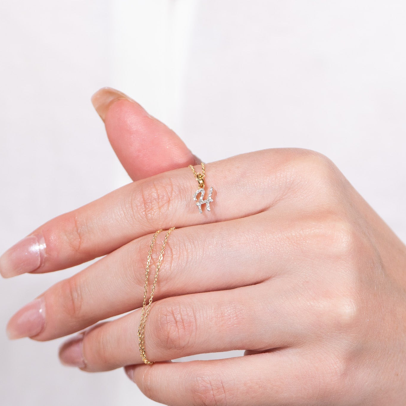 Cursive Diamond Initial Necklace - H Necklaces Estellacollection #product_description# 18557 14k Diamond Gemstone #tag4# #tag5# #tag6# #tag7# #tag8# #tag9# #tag10# 14k Yellow Gold
