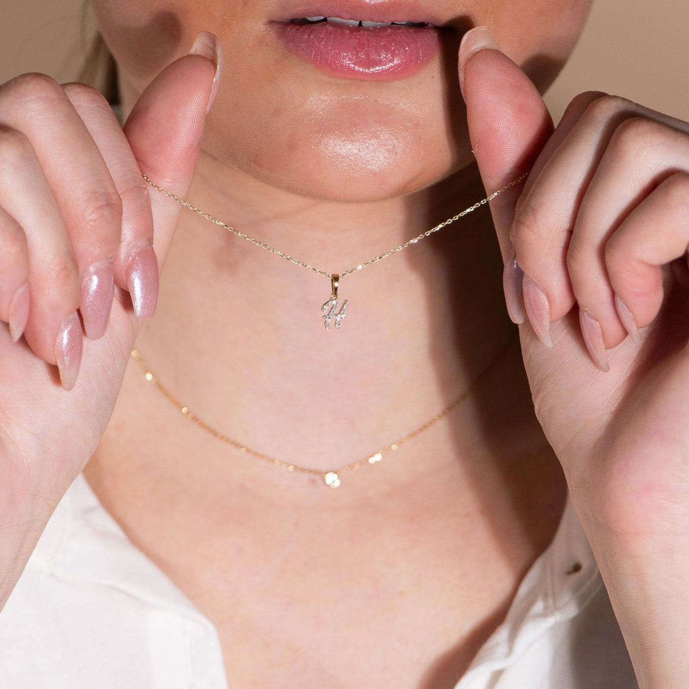 Cursive Diamond Initial Necklace - H Necklaces Estellacollection #product_description# 18557 14k Diamond Gemstone #tag4# #tag5# #tag6# #tag7# #tag8# #tag9# #tag10# 14k Yellow Gold