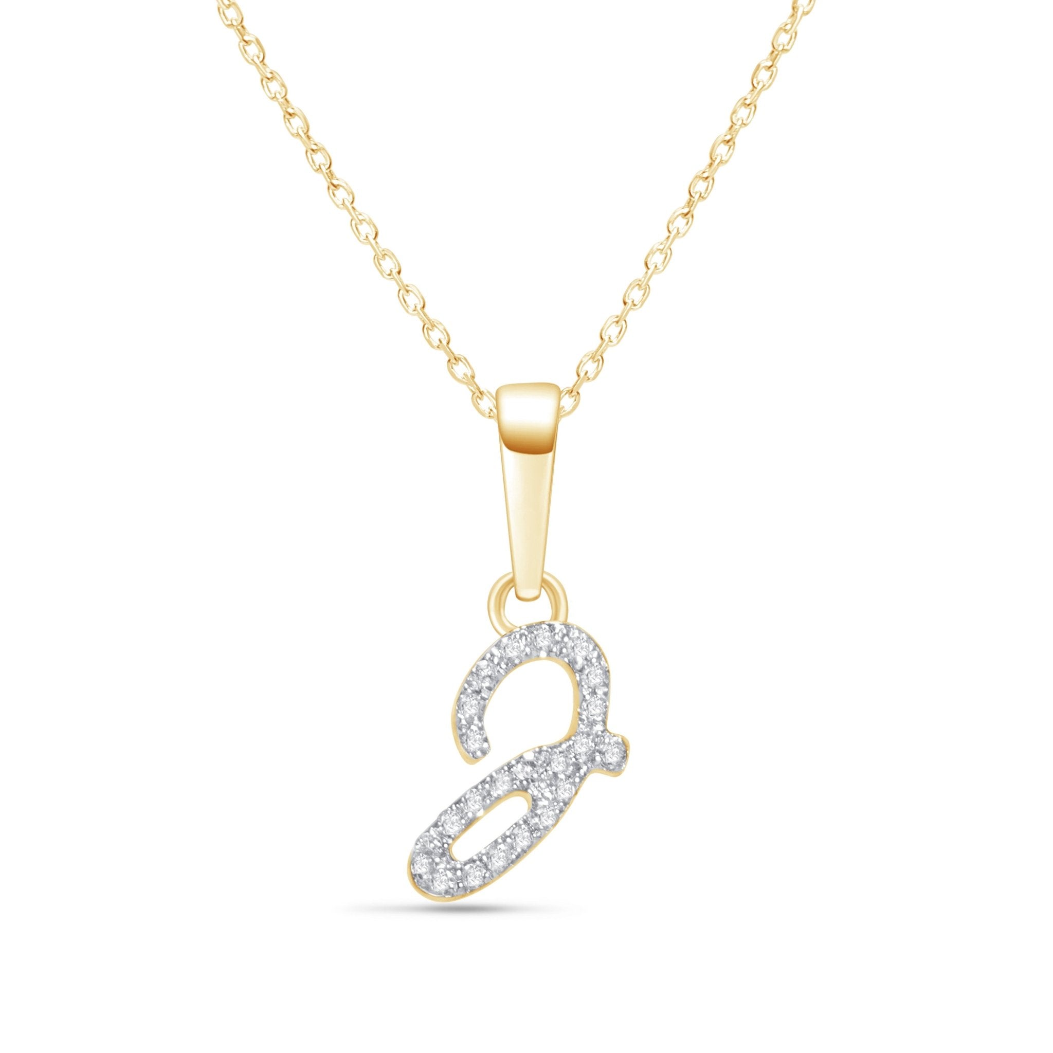 Cursive Diamond Initial Necklace - J Necklaces Estellacollection #product_description# 18557 14k Diamond Gemstone #tag4# #tag5# #tag6# #tag7# #tag8# #tag9# #tag10# 14k Yellow Gold