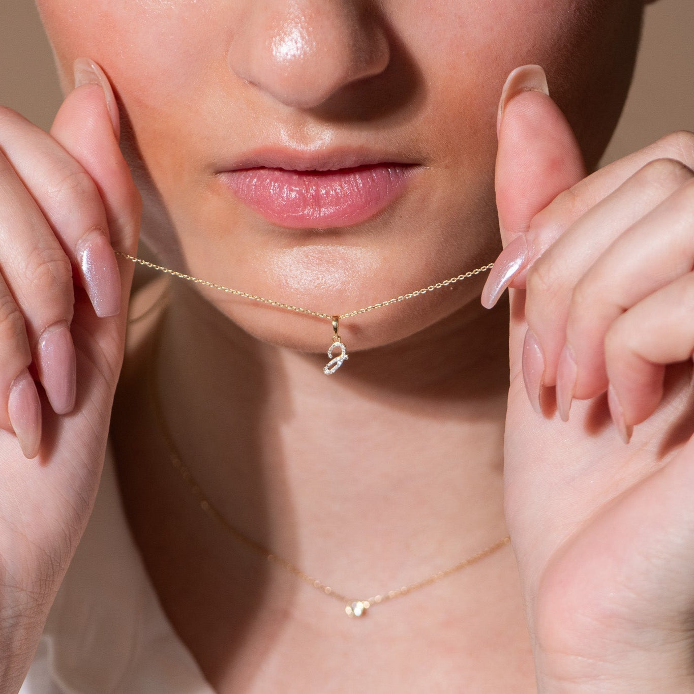 Cursive Diamond Initial Necklace - J Necklaces Estellacollection #product_description# 18557 14k Diamond Gemstone #tag4# #tag5# #tag6# #tag7# #tag8# #tag9# #tag10# 14k Yellow Gold