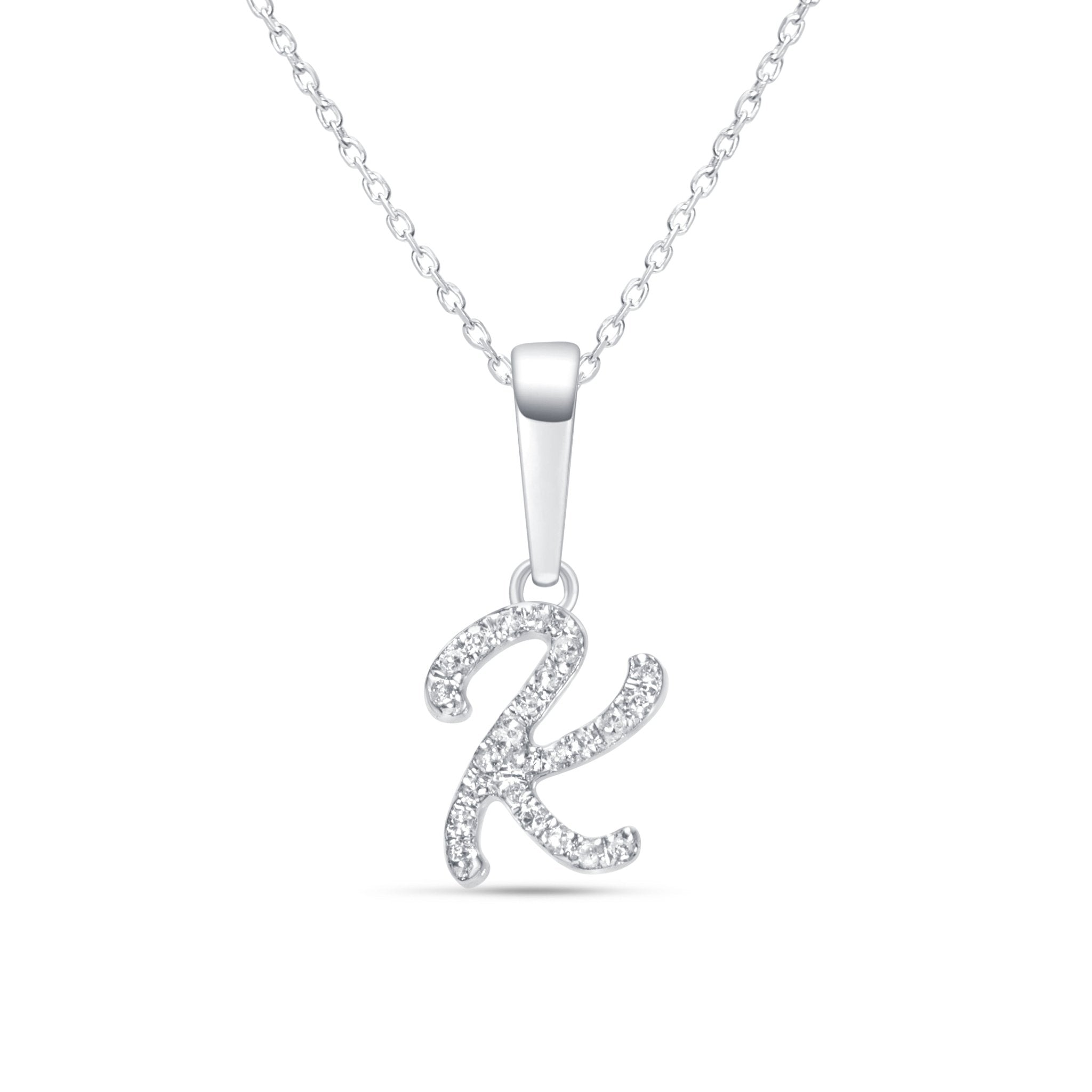 Cursive Diamond Initial Necklace - K Necklaces Estellacollection #product_description# 18557 14k Diamond Gemstone #tag4# #tag5# #tag6# #tag7# #tag8# #tag9# #tag10# 14k White Gold