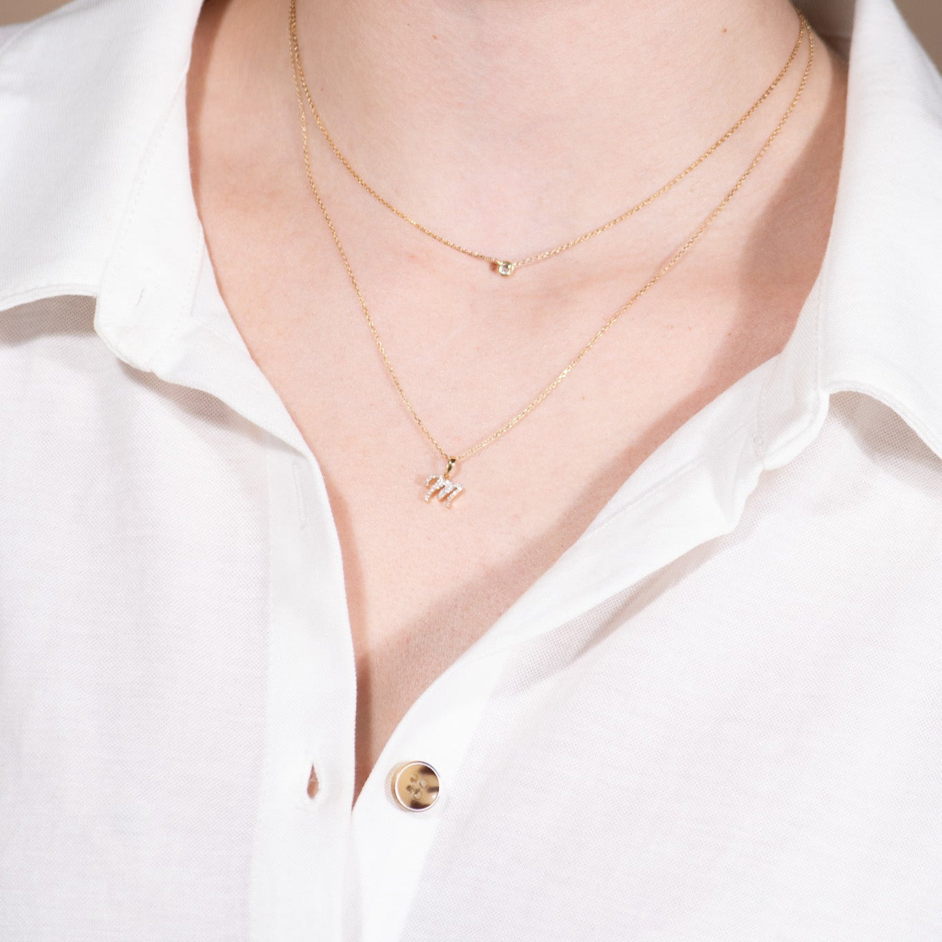 Cursive Diamond Initial Necklace - M Necklaces Estellacollection #product_description# 18557 14k Diamond Gemstone #tag4# #tag5# #tag6# #tag7# #tag8# #tag9# #tag10# 14k Yellow Gold