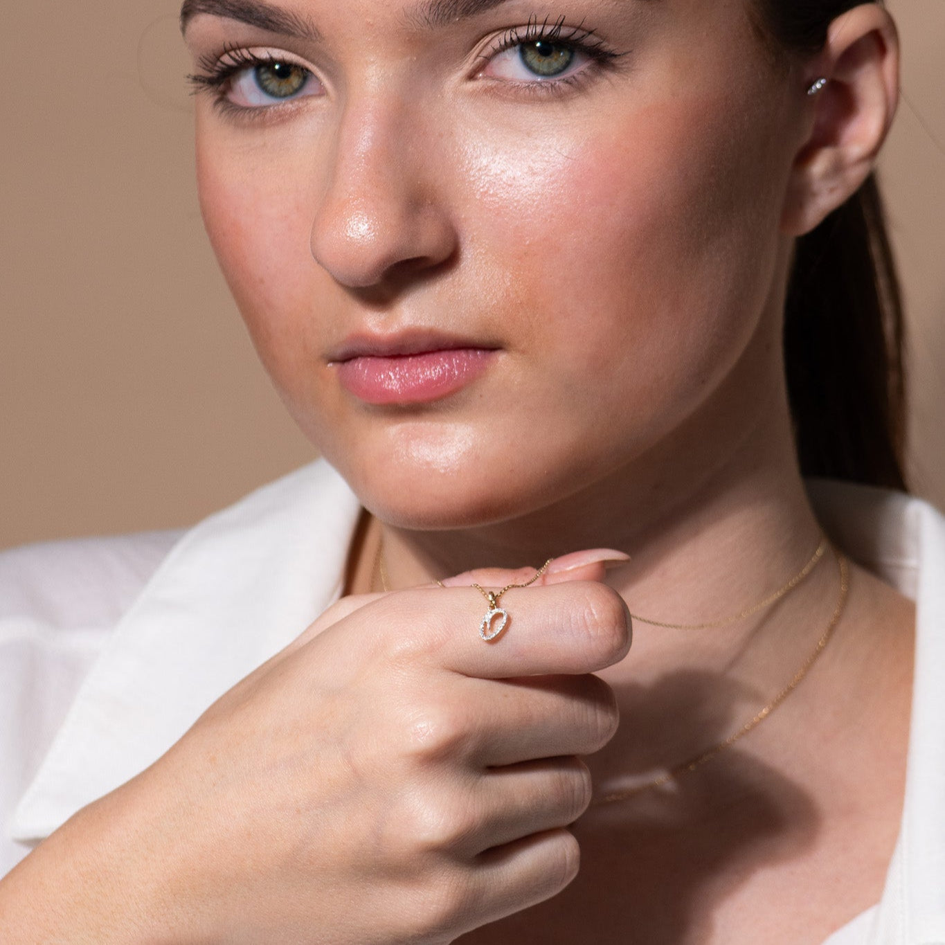 Cursive Diamond Initial Necklace - Q Necklaces Estellacollection #product_description# 18557 14k Diamond Gemstone #tag4# #tag5# #tag6# #tag7# #tag8# #tag9# #tag10# 14k Yellow Gold