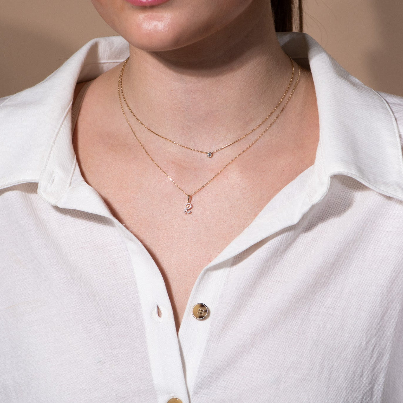 Cursive Diamond Initial Necklace - R Necklaces Estellacollection #product_description# 18557 14k Diamond Gemstone #tag4# #tag5# #tag6# #tag7# #tag8# #tag9# #tag10# 14k Yellow Gold