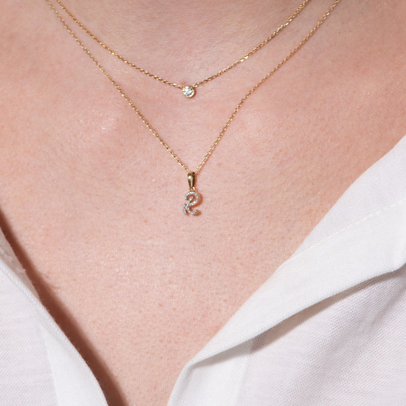 Cursive Diamond Initial Necklace - R Necklaces Estellacollection #product_description# 18557 14k Diamond Gemstone #tag4# #tag5# #tag6# #tag7# #tag8# #tag9# #tag10# 14k Yellow Gold