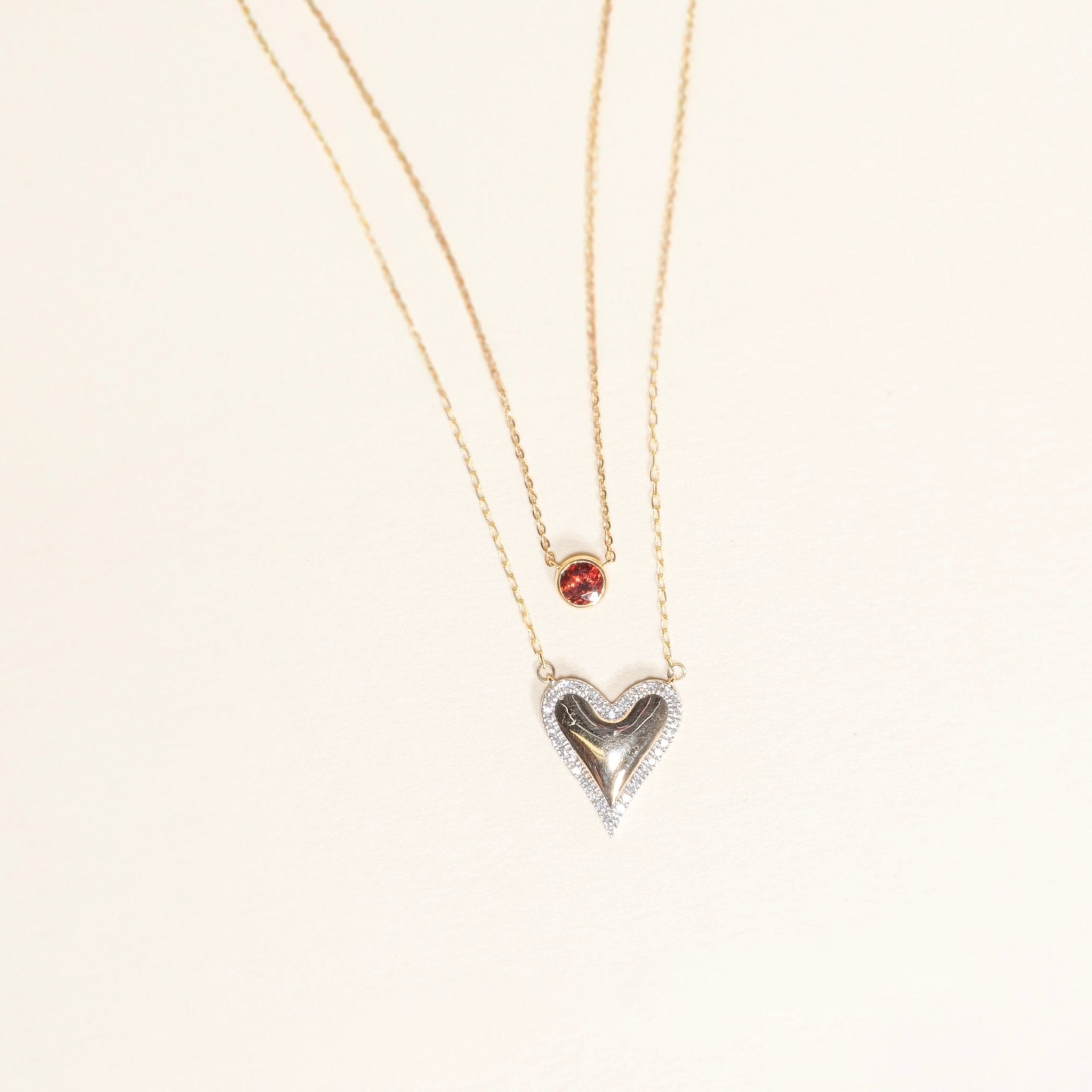 Garnet Station Necklace Bezel Set in 14k Gold Necklaces Estellacollection #product_description# 18400 14k Birthstone Garnet #tag4# #tag5# #tag6# #tag7# #tag8# #tag9# #tag10# 3MM