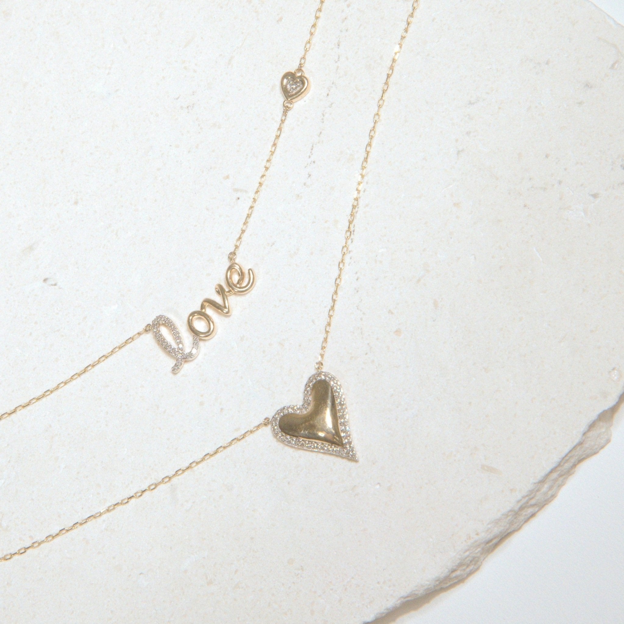 Heart with Diamond Halo Necklace Necklaces Estellacollection #product_description# 32701 Colorless Gemstone Diamond Garnet #tag4# #tag5# #tag6# #tag7# #tag8# #tag9# #tag10#