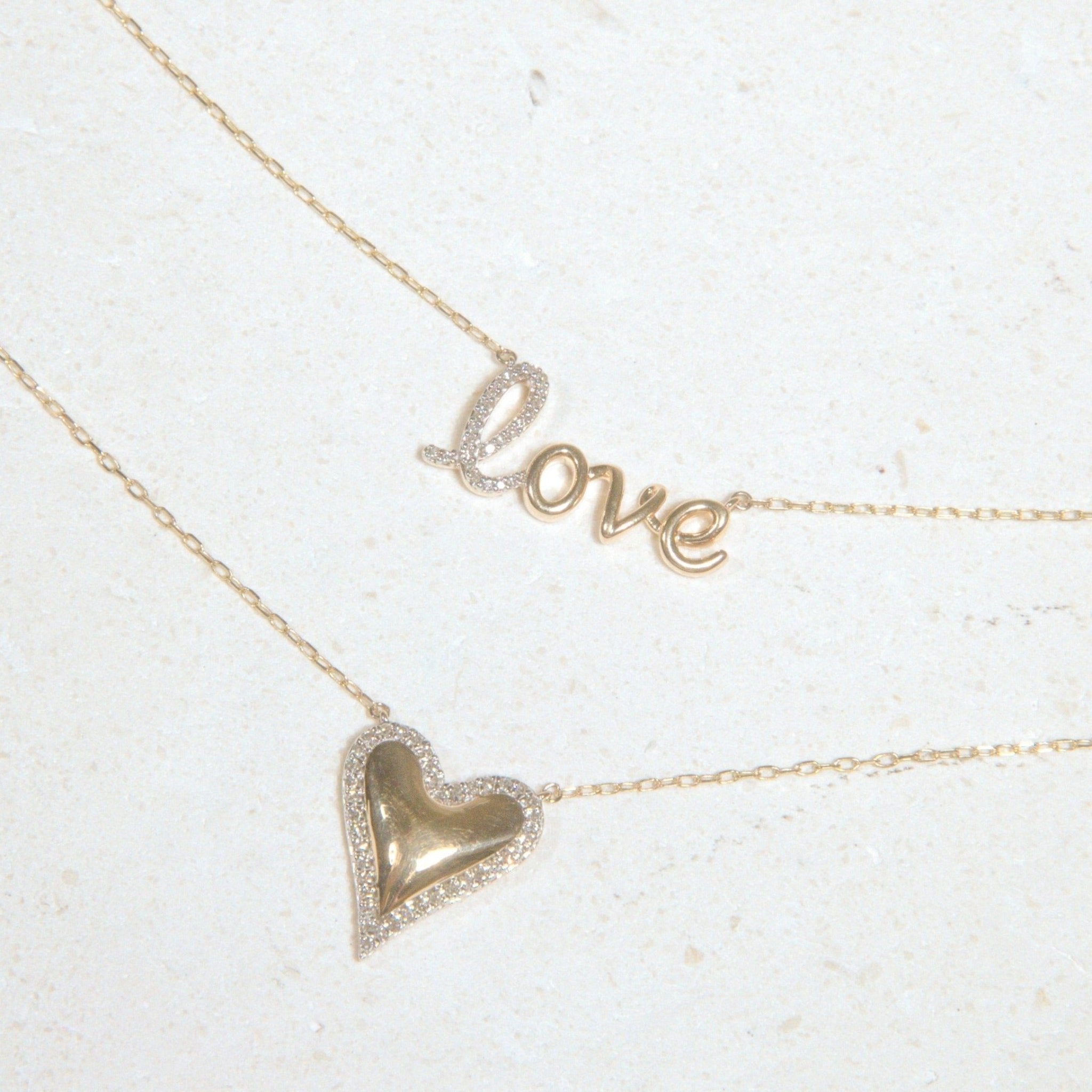 Heart with Diamond Halo Necklace Necklaces Estellacollection #product_description# 32701 Colorless Gemstone Diamond Garnet #tag4# #tag5# #tag6# #tag7# #tag8# #tag9# #tag10#