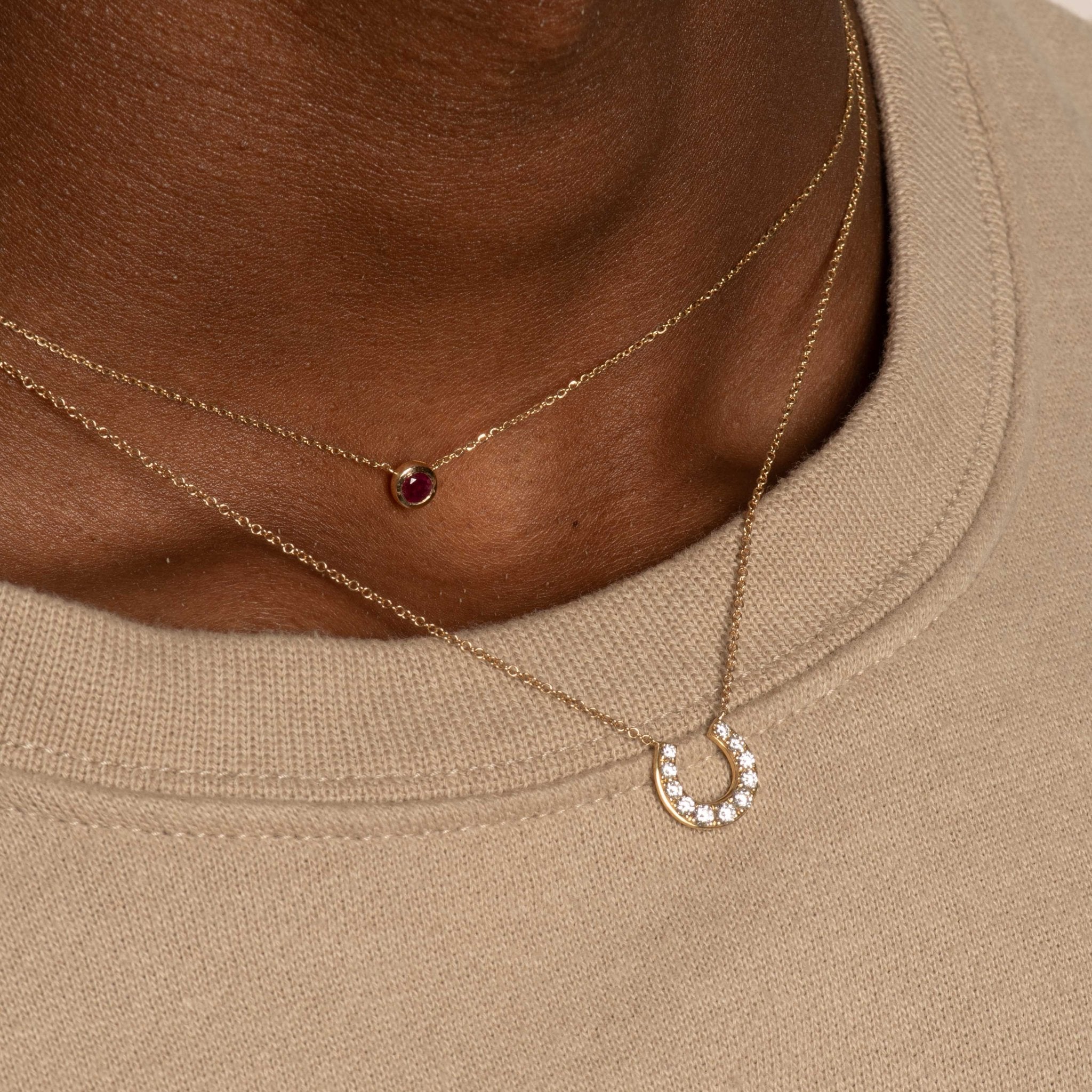 Ruby Station Necklace Bezel Set in 14k Gold Necklaces Estellacollection #product_description# 18413 14k Birthstone Gemstone #tag4# #tag5# #tag6# #tag7# #tag8# #tag9# #tag10# 3MM