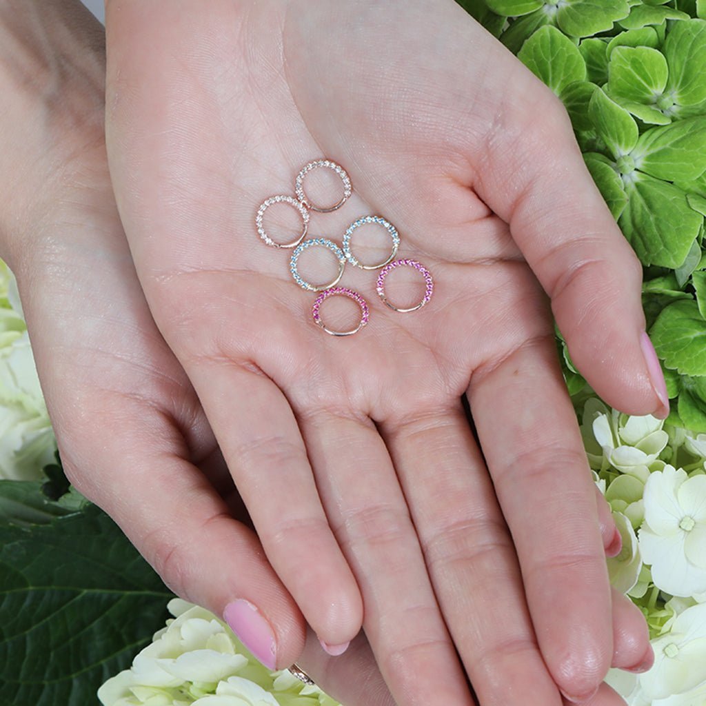 PavÃ© Gemstone Studded Eternity Clicker Hoop Estellacollection #product_description# 17886 14k Colorless Gemstone Cubic Zirconia #tag4# #tag5# #tag6# #tag7# #tag8# #tag9# #tag10#