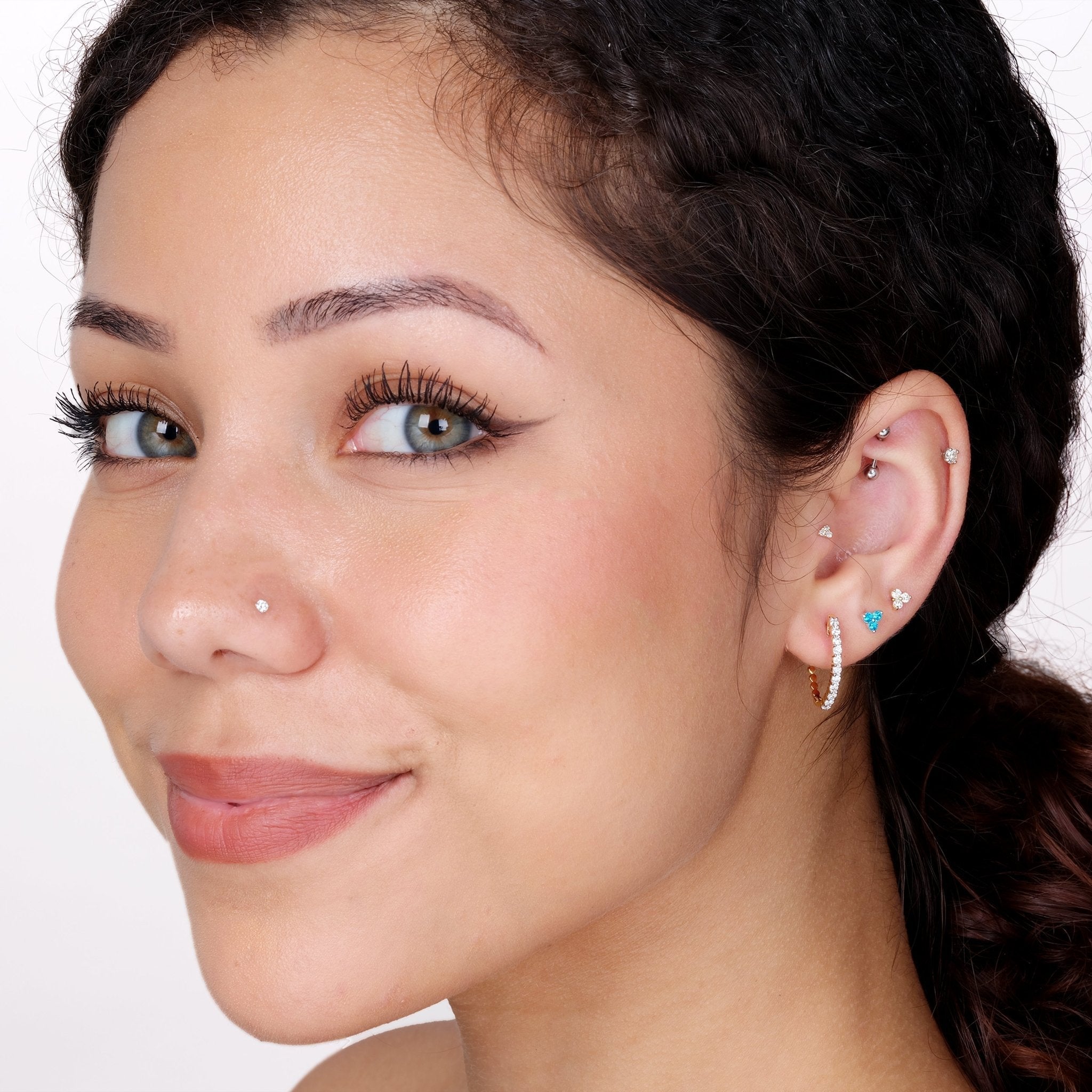 Small Diamond Trinity Cluster Flat Back Stud Estellacollection #product_description# 17879 14k Birthstone Birthstone Earrings #tag4# #tag5# #tag6# #tag7# #tag8# #tag9# #tag10# 5MM