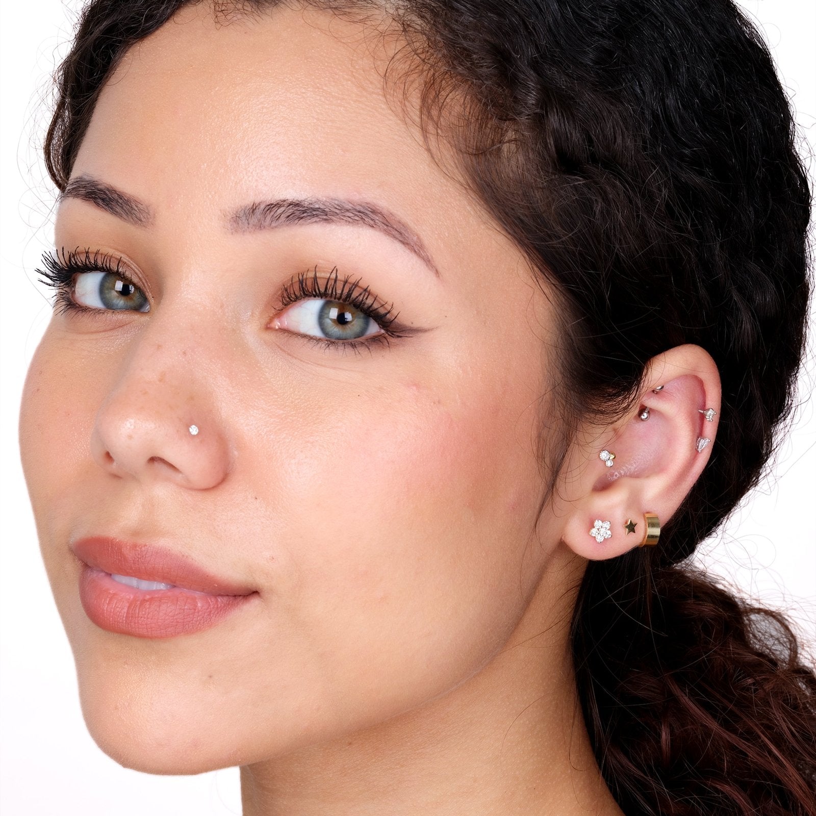 Triple Diamond Cluster Flat Back Stud Estellacollection #product_description# 17972 14k Birthstone Birthstone Earrings #tag4# #tag5# #tag6# #tag7# #tag8# #tag9# #tag10# 5MM