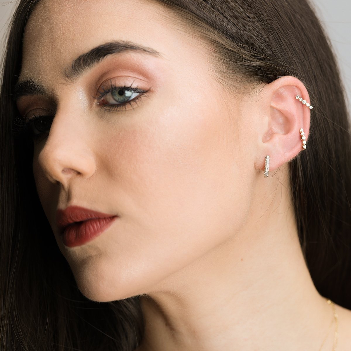 Diamond Huggie Earrings Estellacollection #product_description# 14k April Birthstone Birthstone #tag4# #tag5# #tag6# #tag7# #tag8# #tag9# #tag10#