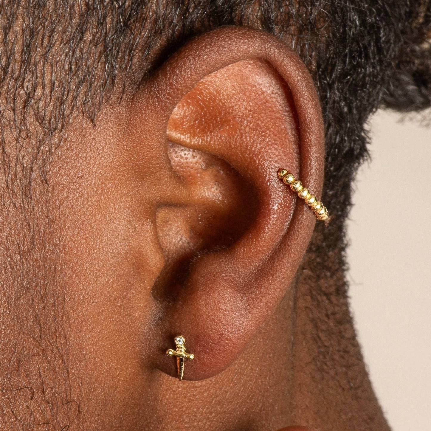 Beaded Ear Cuff Earrings Estellacollection #product_description# 18120 14k Earrings Hoops #tag4# #tag5# #tag6# #tag7# #tag8# #tag9# #tag10#