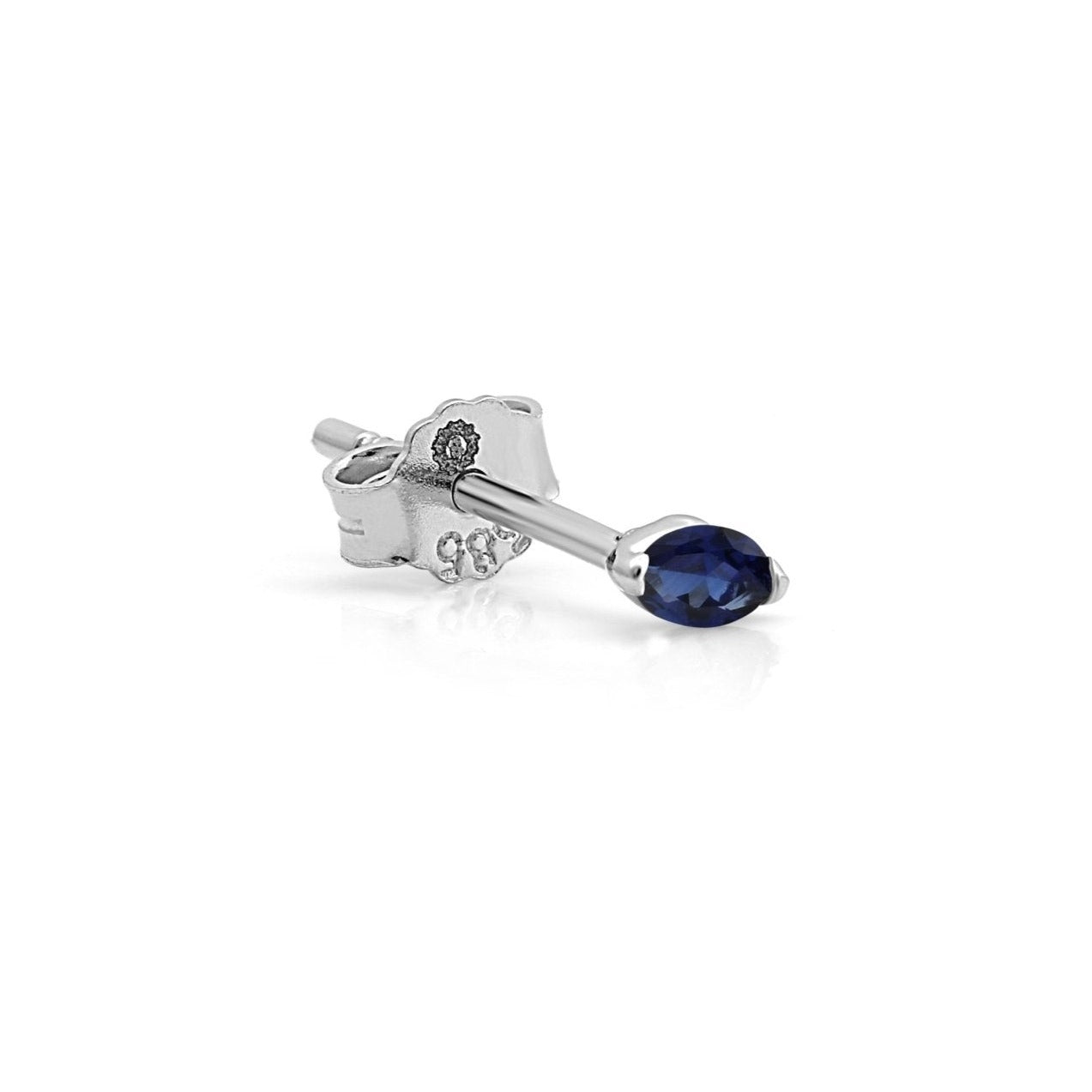 Blue Sapphire Marquise Screw Back Earring Earrings Estellacollection #product_description# 17985 14k Birthstone Birthstone Earrings #tag4# #tag5# #tag6# #tag7# #tag8# #tag9# #tag10#