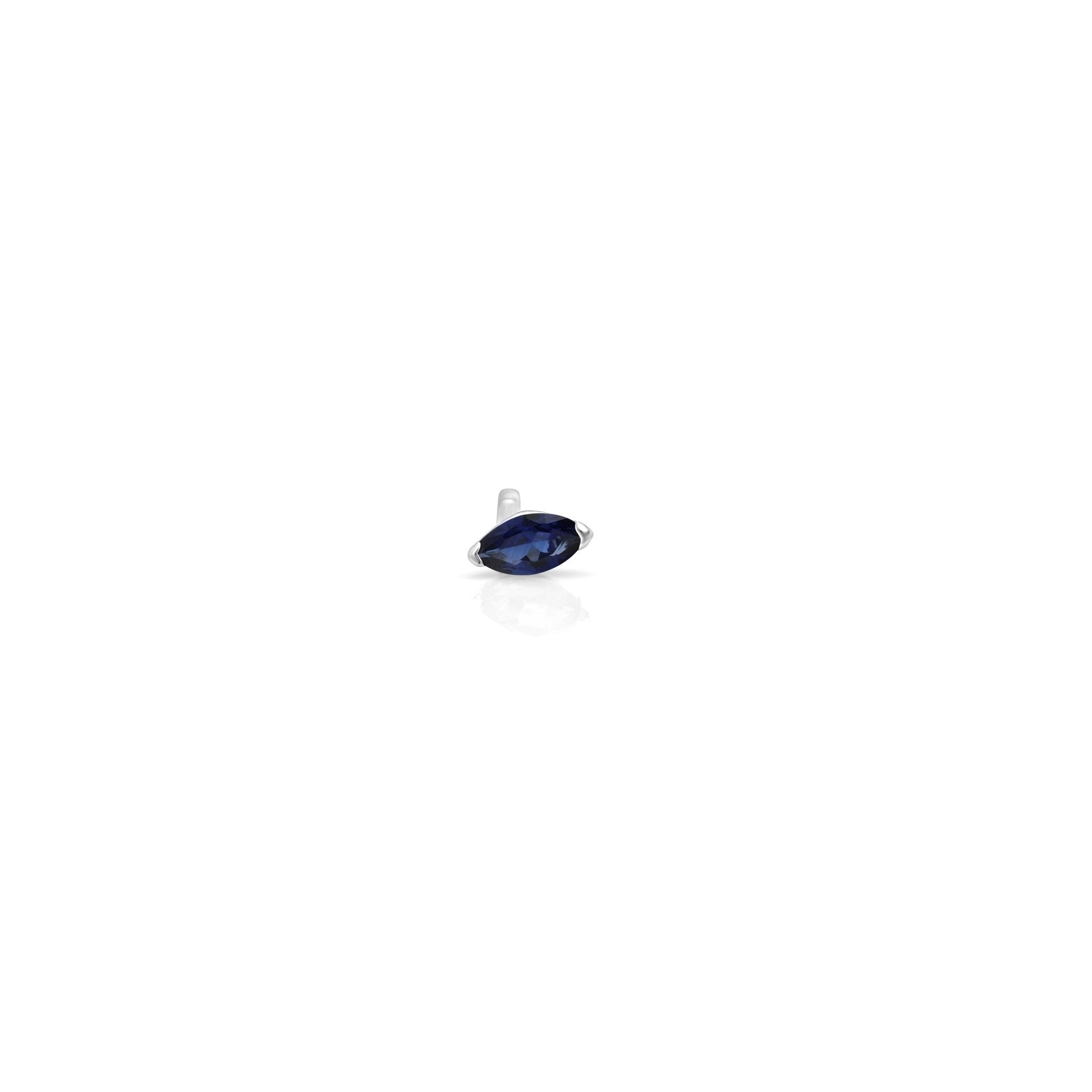 Blue Sapphire Marquise Screw Back Earring Earrings Estellacollection #product_description# 17985 14k Birthstone Birthstone Earrings #tag4# #tag5# #tag6# #tag7# #tag8# #tag9# #tag10#