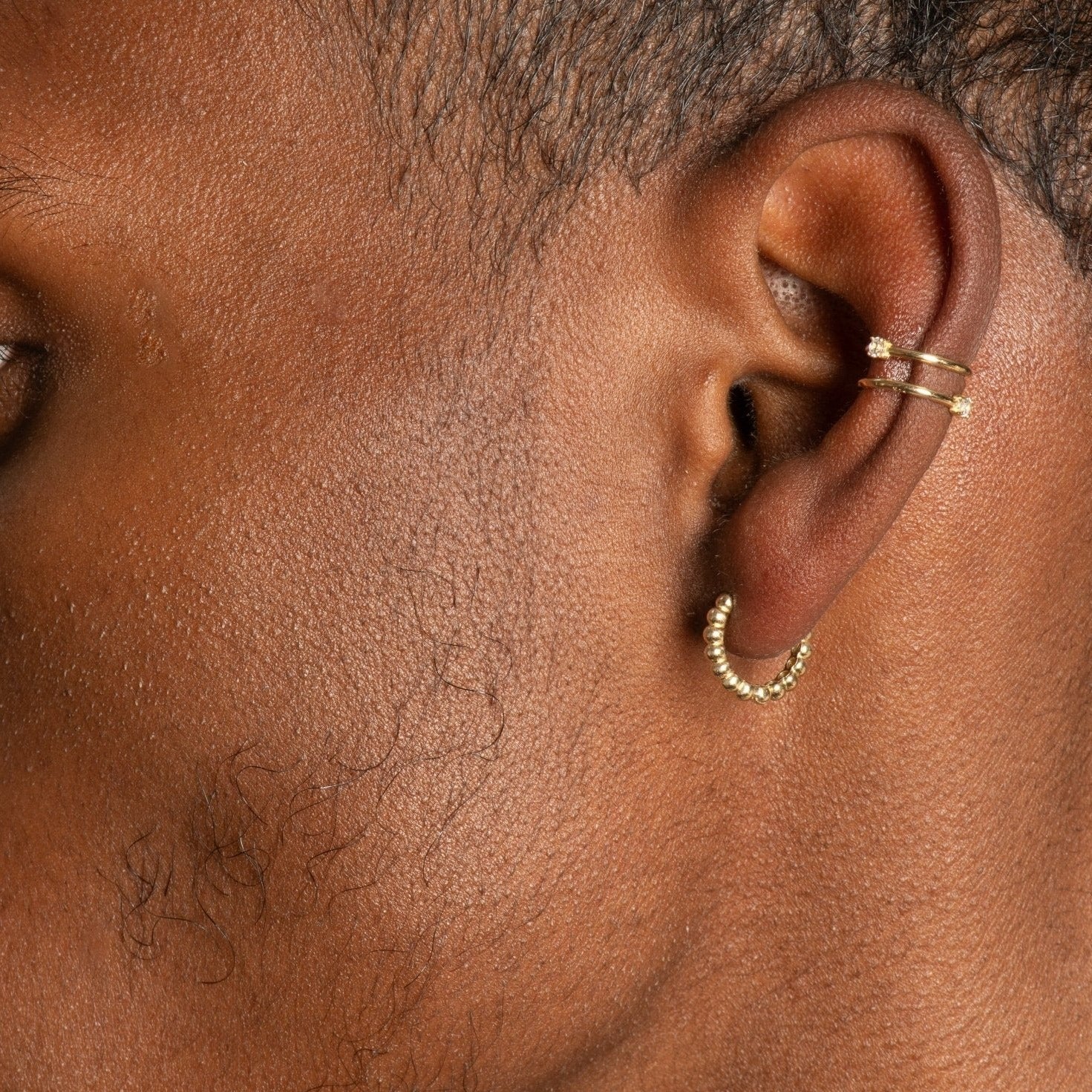 Bubble Beaded Hoop Earring Earrings Estellacollection #product_description# 18272 14k cartilage hoop Earrings #tag4# #tag5# #tag6# #tag7# #tag8# #tag9# #tag10# 8MM