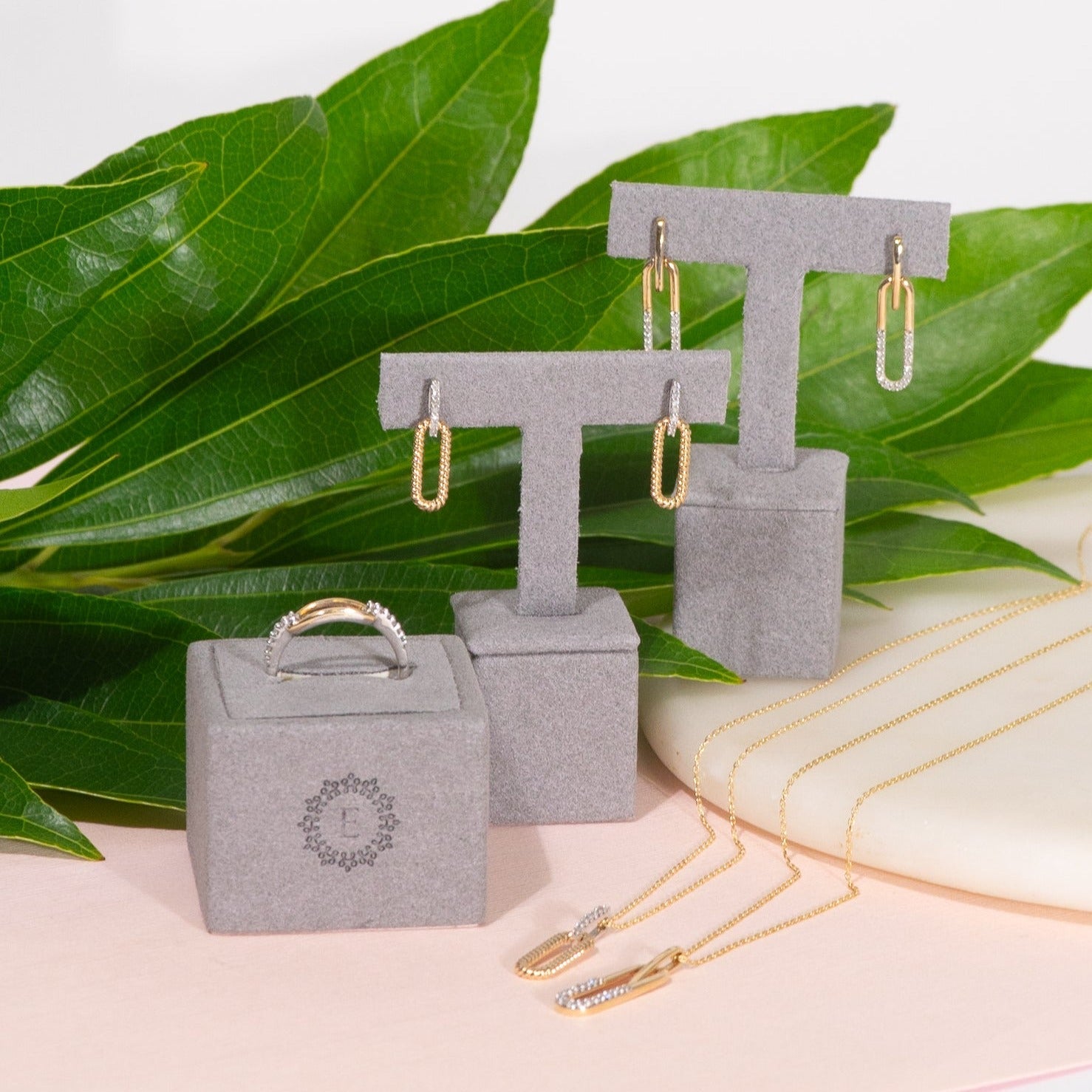 Dangling Cable Twisted Paperclip Stud Earrings Earrings Estellacollection #product_description# 32649 925 Diamond Made to Order #tag4# #tag5# #tag6# #tag7# #tag8# #tag9# #tag10#