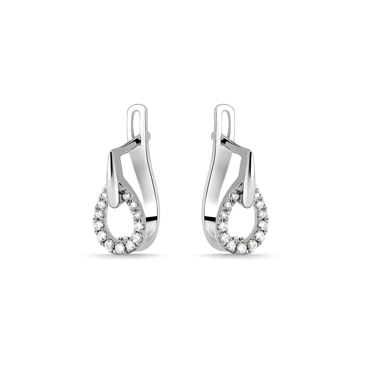 Diamond Coil Huggie Earrings Earrings Estellacollection #product_description# 17274 14k April Birthstone Birthstone #tag4# #tag5# #tag6# #tag7# #tag8# #tag9# #tag10#