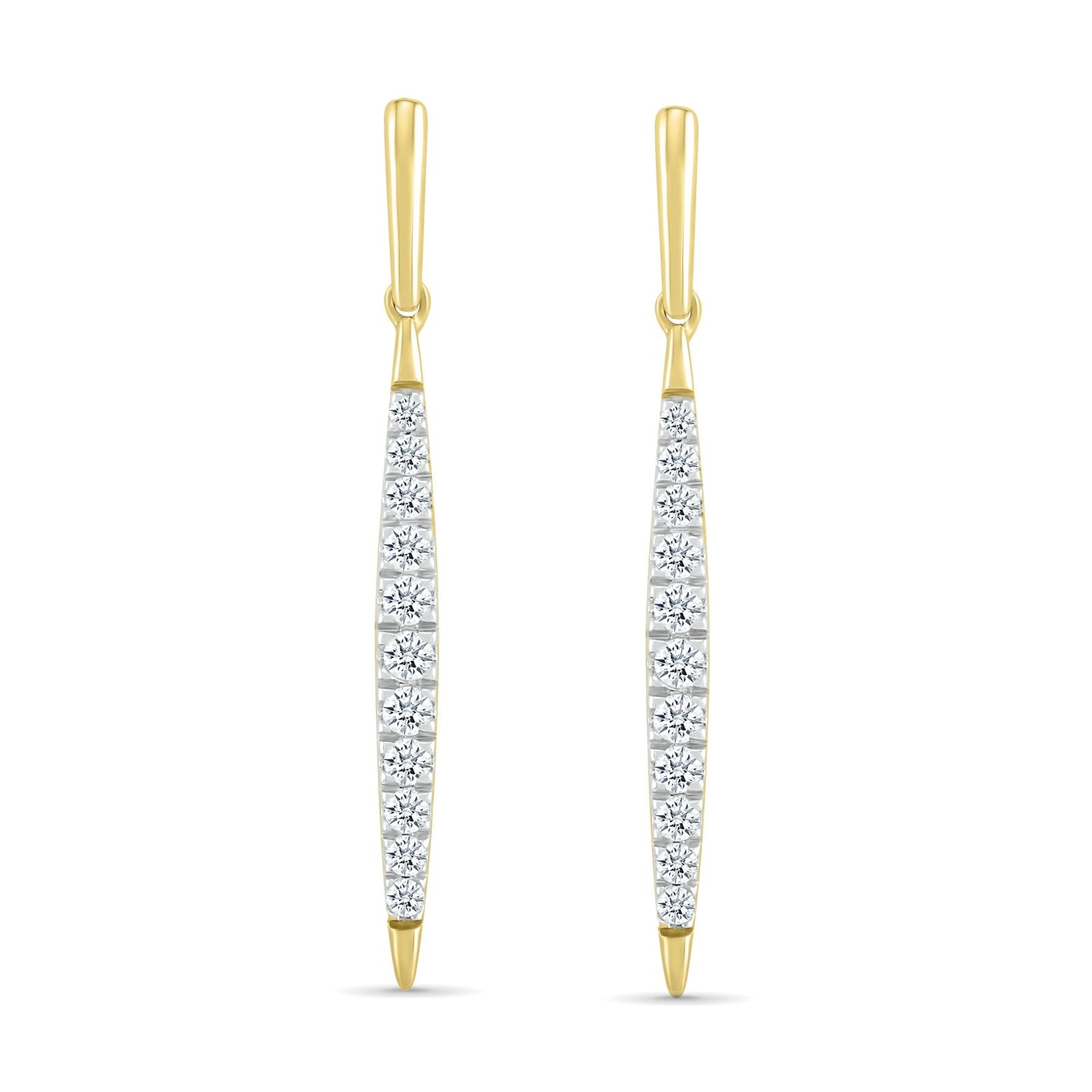 Diamond Dangle Stud Earrings Earrings Estellacollection #product_description# 32663 Dangle Earrings Diamond Made to Order #tag4# #tag5# #tag6# #tag7# #tag8# #tag9# #tag10#