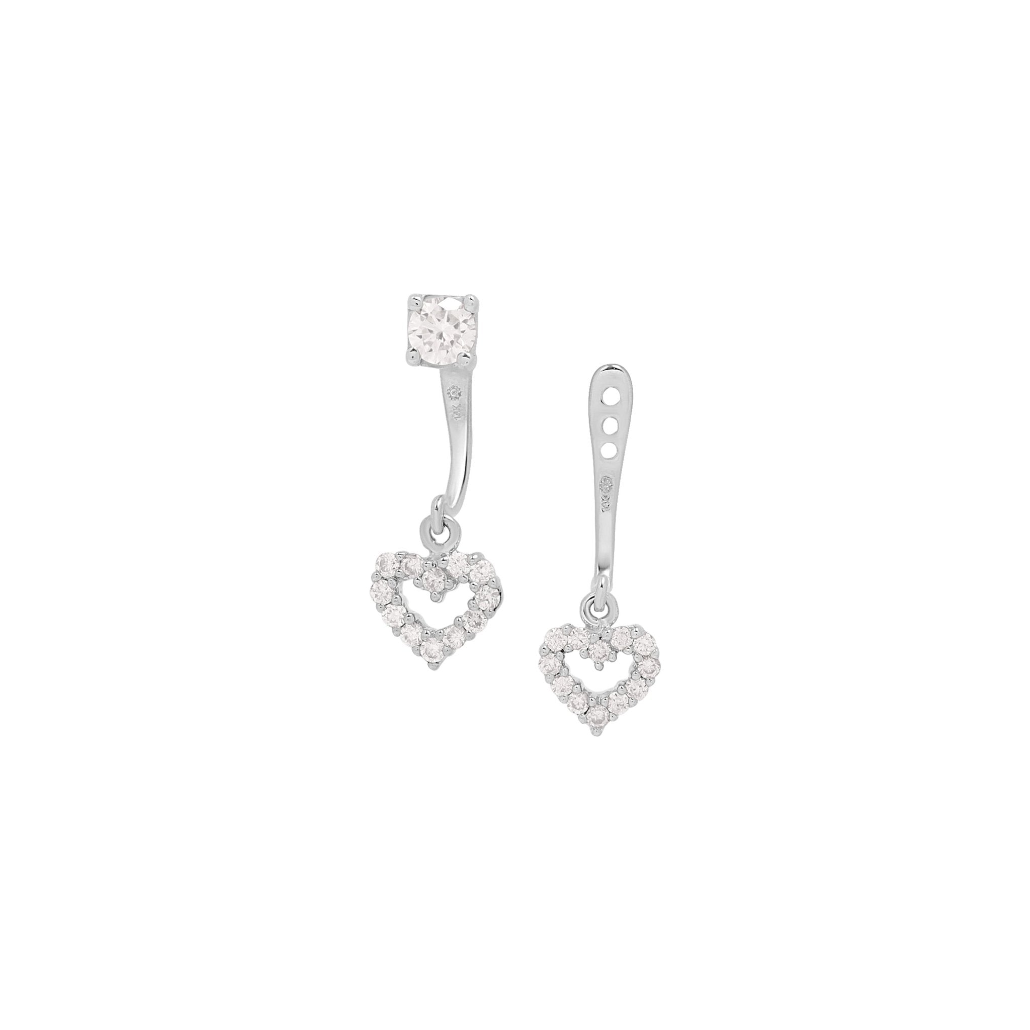 Diamond Heart Ear Jackets & Studs Earrings Estellacollection #product_description# 17288 14k April Birthstone Birthstone #tag4# #tag5# #tag6# #tag7# #tag8# #tag9# #tag10#