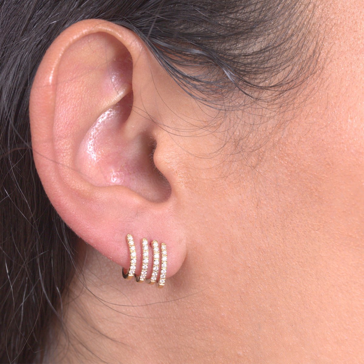 Diamond Multi Huggie Illusion Stud Earrings Earrings Estellacollection #product_description# 17423 14k Birthstone Birthstone Earrings #tag4# #tag5# #tag6# #tag7# #tag8# #tag9# #tag10#