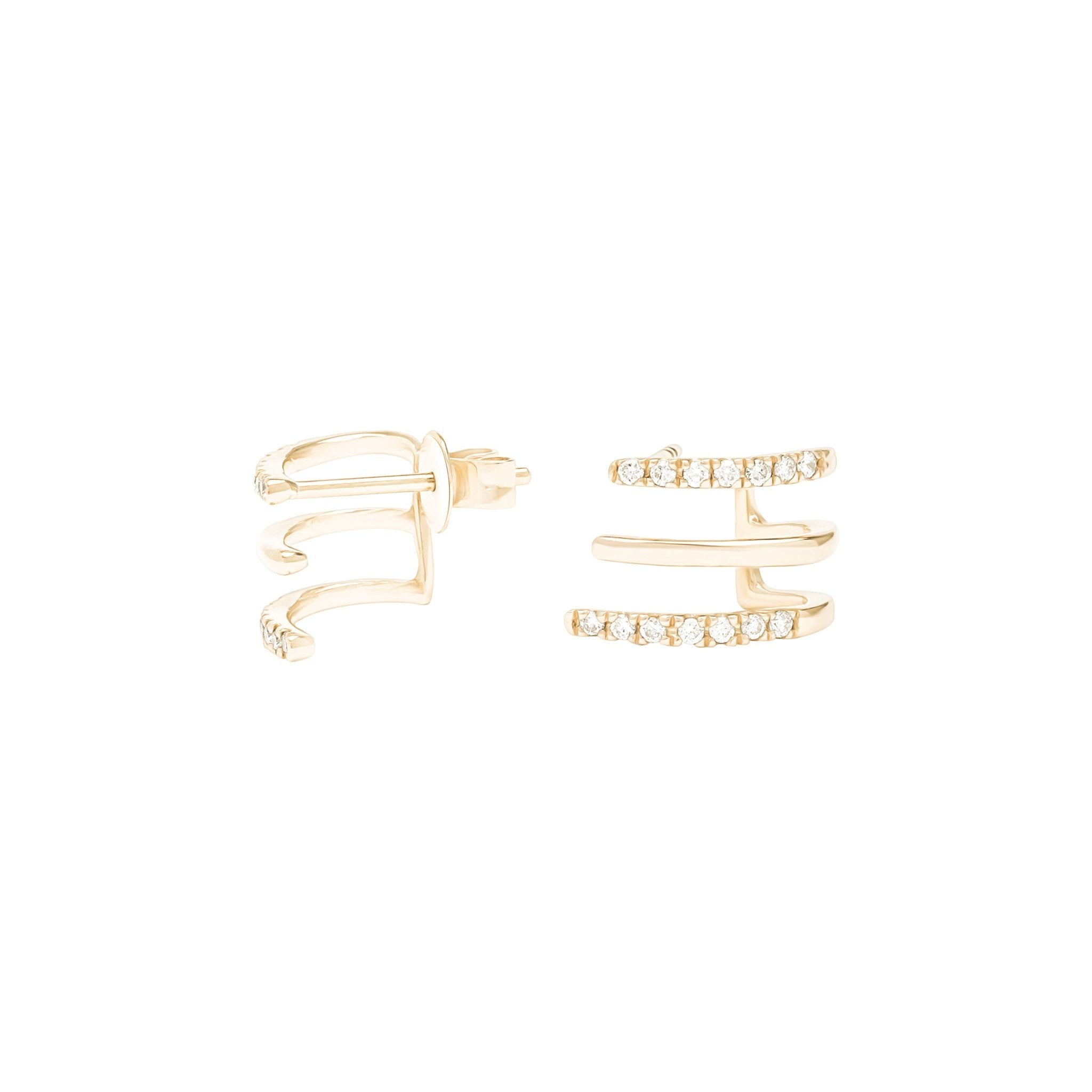 Diamond Triple Huggie Illusion Stud Earrings Earrings Estellacollection #product_description# 17341 14k Birthstone Birthstone Earrings #tag4# #tag5# #tag6# #tag7# #tag8# #tag9# #tag10#