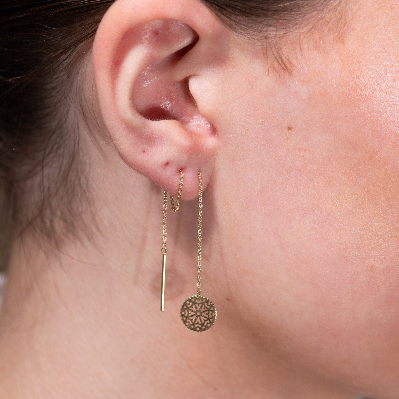 Disc Threader Earrings Earrings Estellacollection #product_description# 17659 10k 14k Chain #tag4# #tag5# #tag6# #tag7# #tag8# #tag9# #tag10#