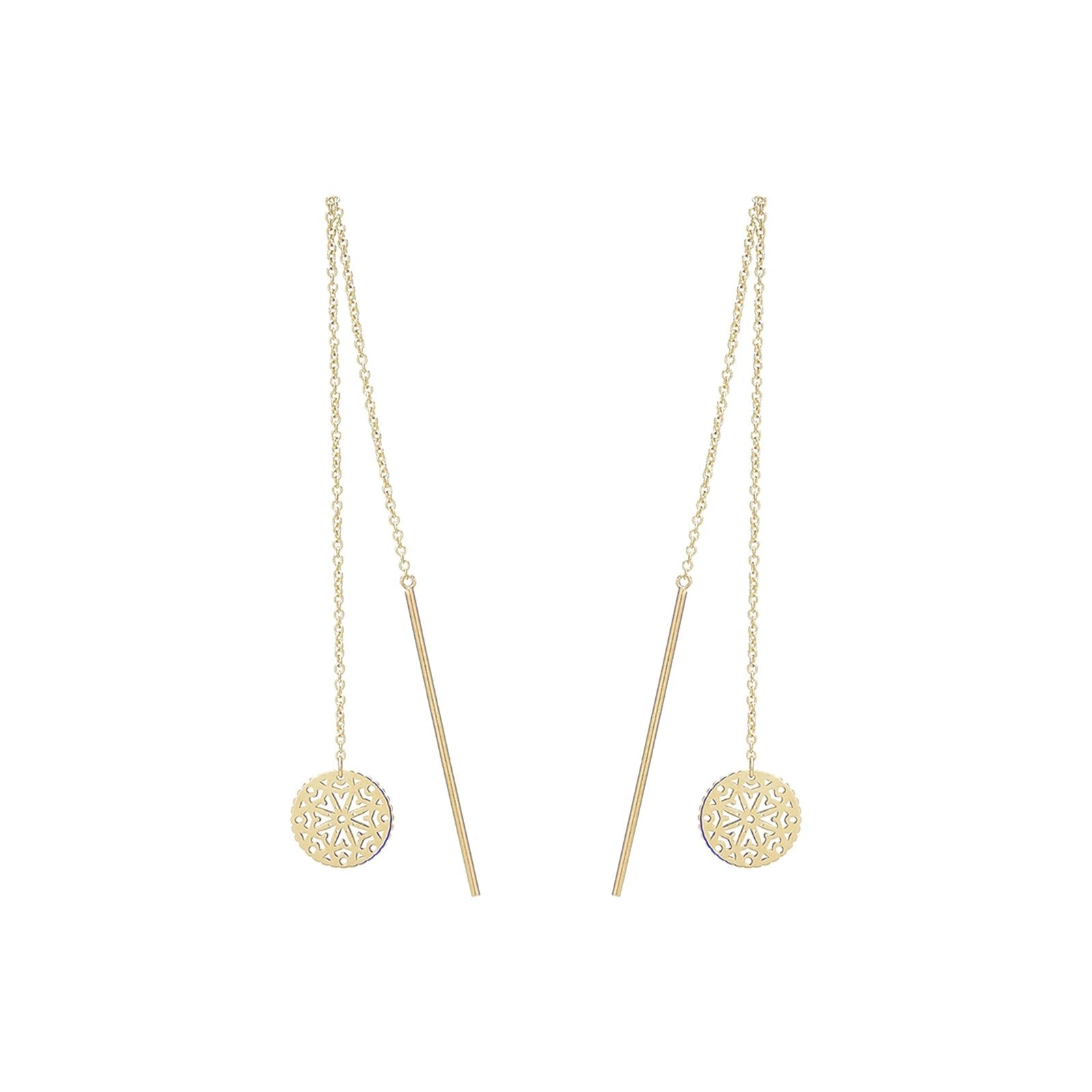 Disc Threader Earrings Earrings Estellacollection #product_description# 17659 10k 14k Chain #tag4# #tag5# #tag6# #tag7# #tag8# #tag9# #tag10#