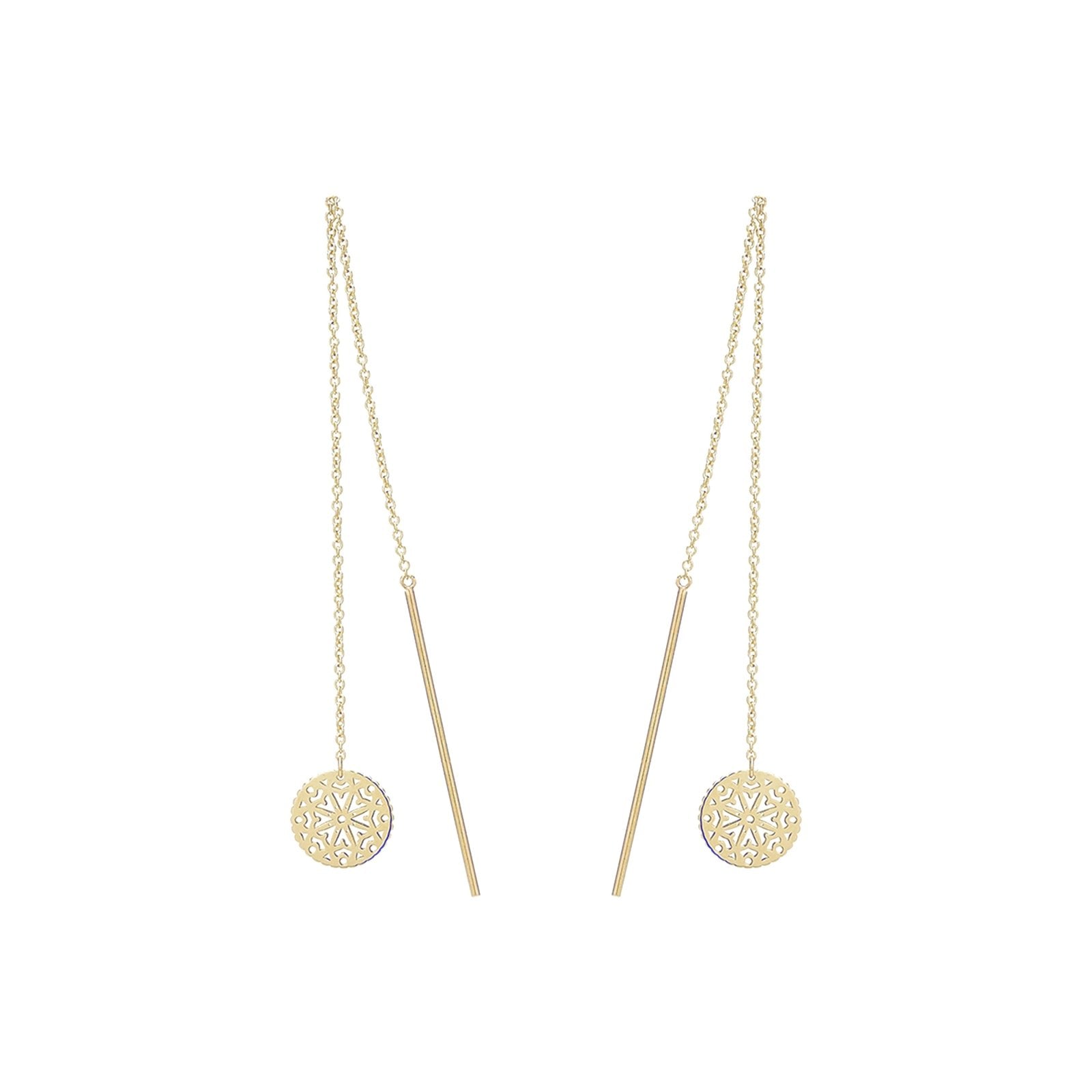 Disc Threader Earrings Earrings Estellacollection #product_description# 17670 10k 14k Chain #tag4# #tag5# #tag6# #tag7# #tag8# #tag9# #tag10#
