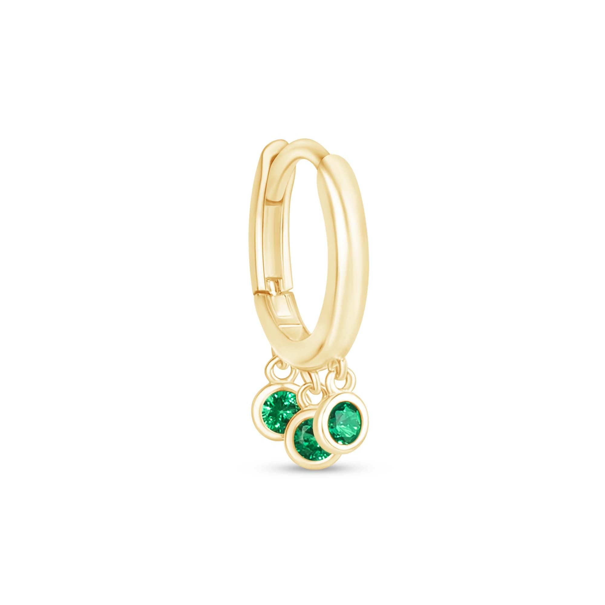 Emerald Bezel Drop Charm Hoops Earrings Estellacollection #product_description# 18555 14k Birthstone Birthstone Jewelry #tag4# #tag5# #tag6# #tag7# #tag8# #tag9# #tag10#