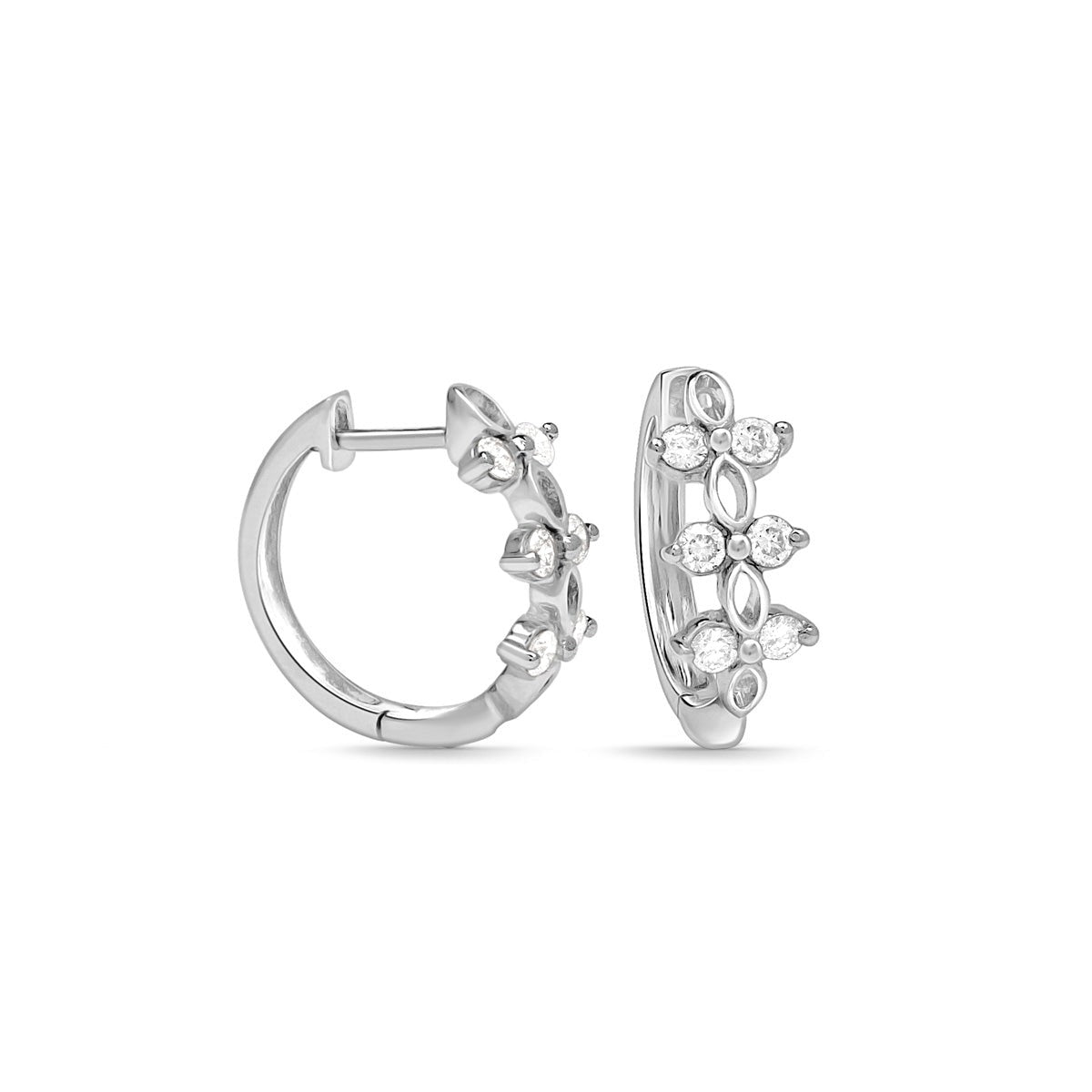 Floral Diamond Huggie Earrings Earrings Estellacollection #product_description# 17276 14k April Birthstone Birthstone #tag4# #tag5# #tag6# #tag7# #tag8# #tag9# #tag10#