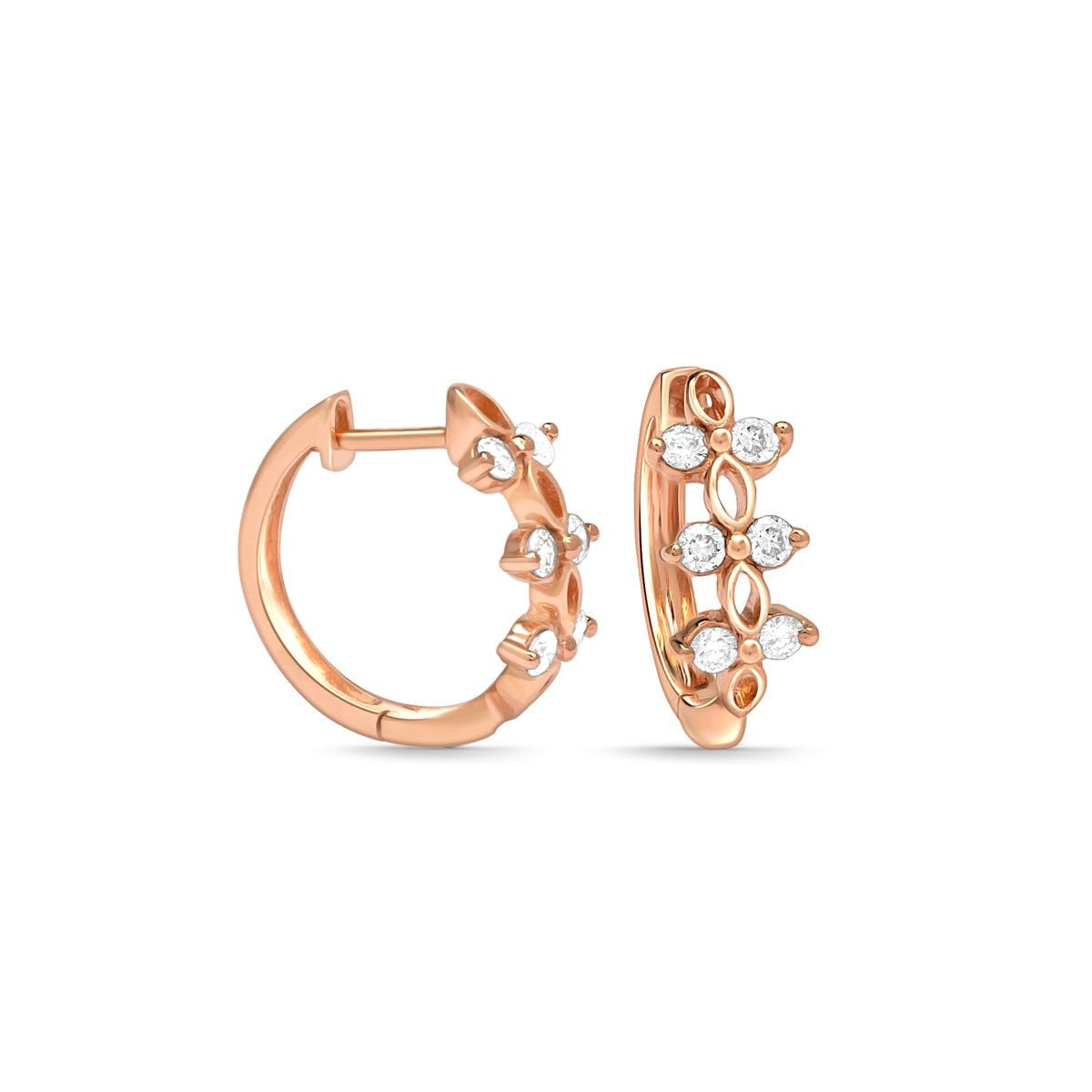 Floral Diamond Huggie Earrings Earrings Estellacollection #product_description# 17347 14k April Birthstone Birthstone #tag4# #tag5# #tag6# #tag7# #tag8# #tag9# #tag10#