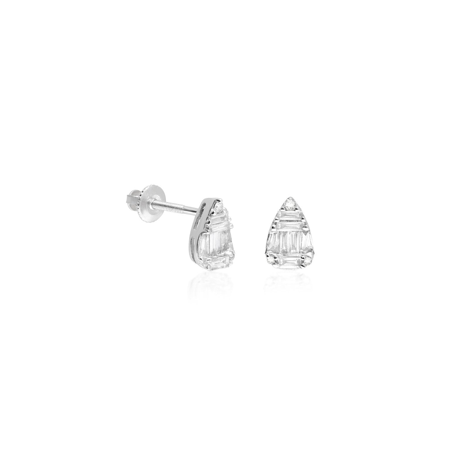 Pear Mixed Diamond Screw Back Earrings Earrings Estellacollection #product_description# 17806 14k Birthstone Birthstone Earrings #tag4# #tag5# #tag6# #tag7# #tag8# #tag9# #tag10#