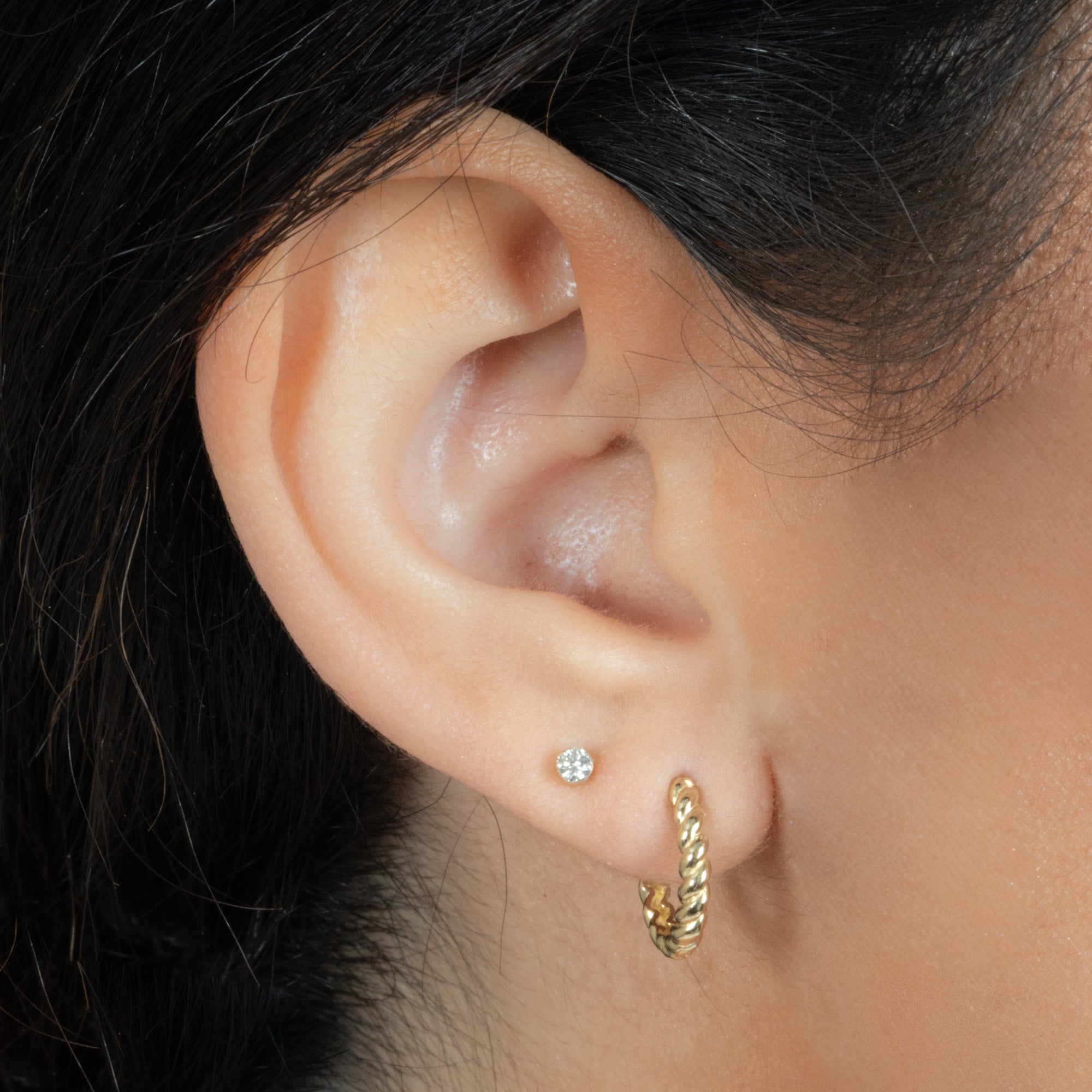 Twisted Hoops in Solid 14k Gold Earrings Estellacollection #product_description# 18488 14k Cartilage Earring Cartilage Earrings #tag4# #tag5# #tag6# #tag7# #tag8# #tag9# #tag10# 6mm