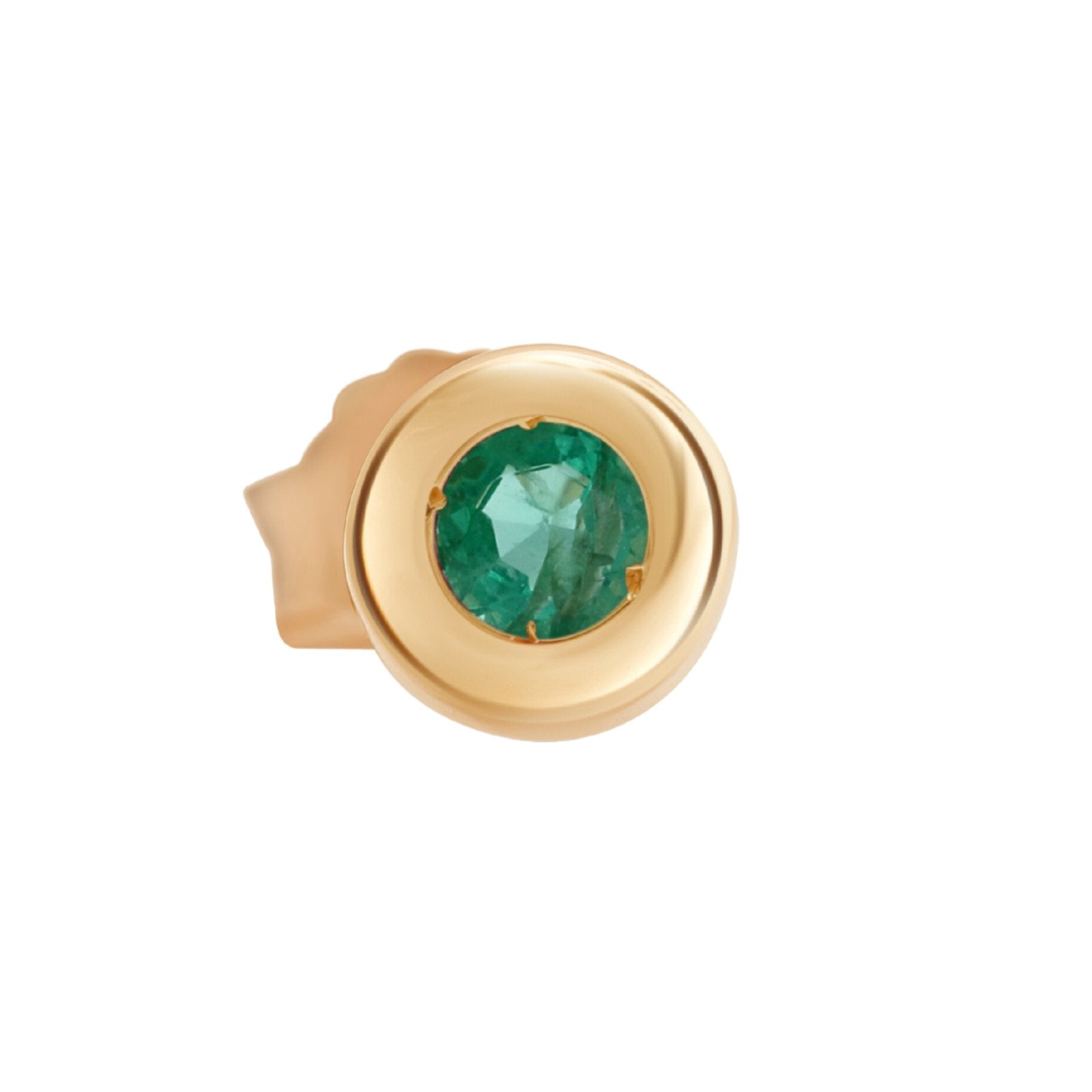 Bezel Set Emerald Threaded Earring Earrings Estellacollection #product_description# 14k Birthstone Birthstone Earrings #tag4# #tag5# #tag6# #tag7# #tag8# #tag9# #tag10#