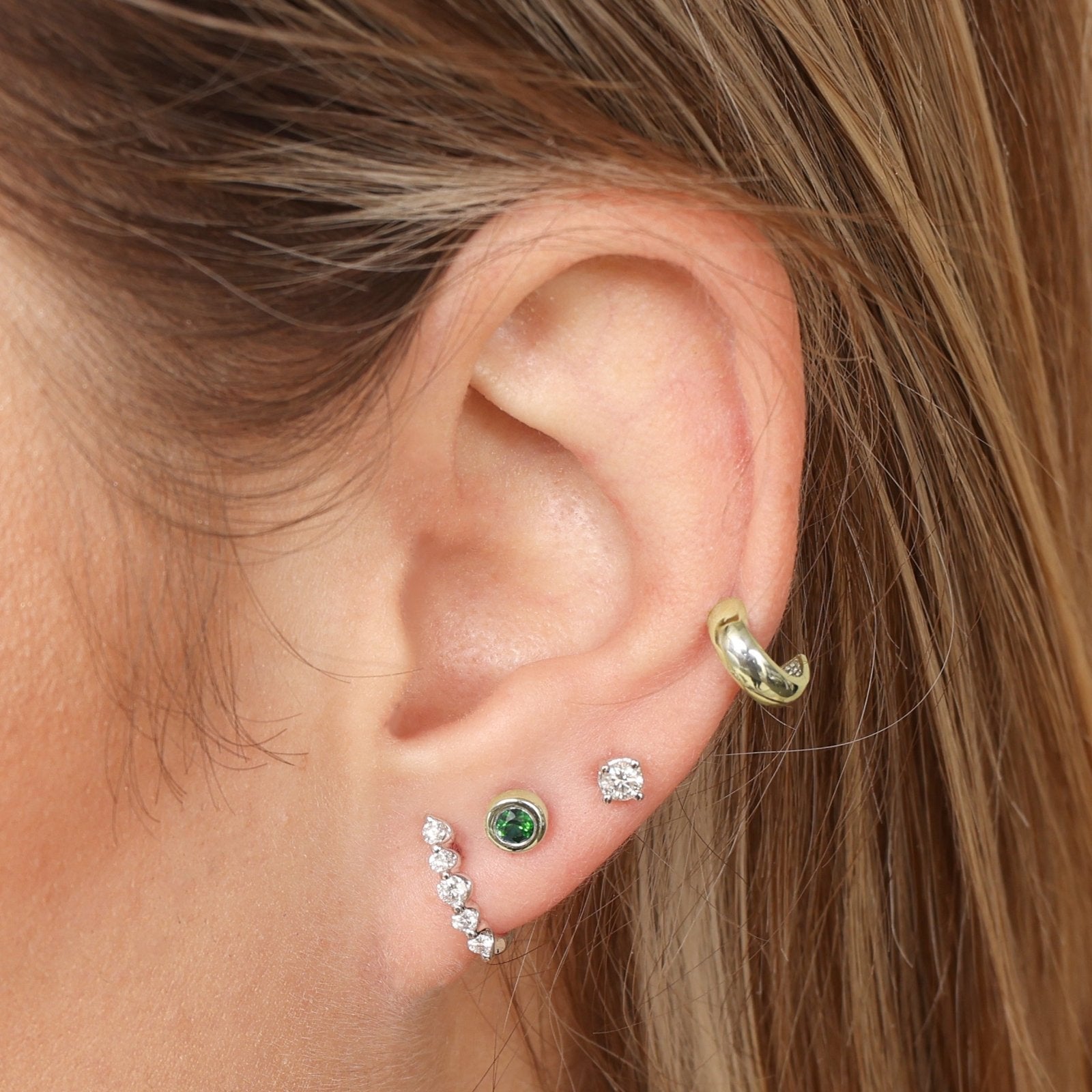 Bezel Set Emerald Threaded Earring Earrings Estellacollection #product_description# 14k Birthstone Birthstone Earrings #tag4# #tag5# #tag6# #tag7# #tag8# #tag9# #tag10#