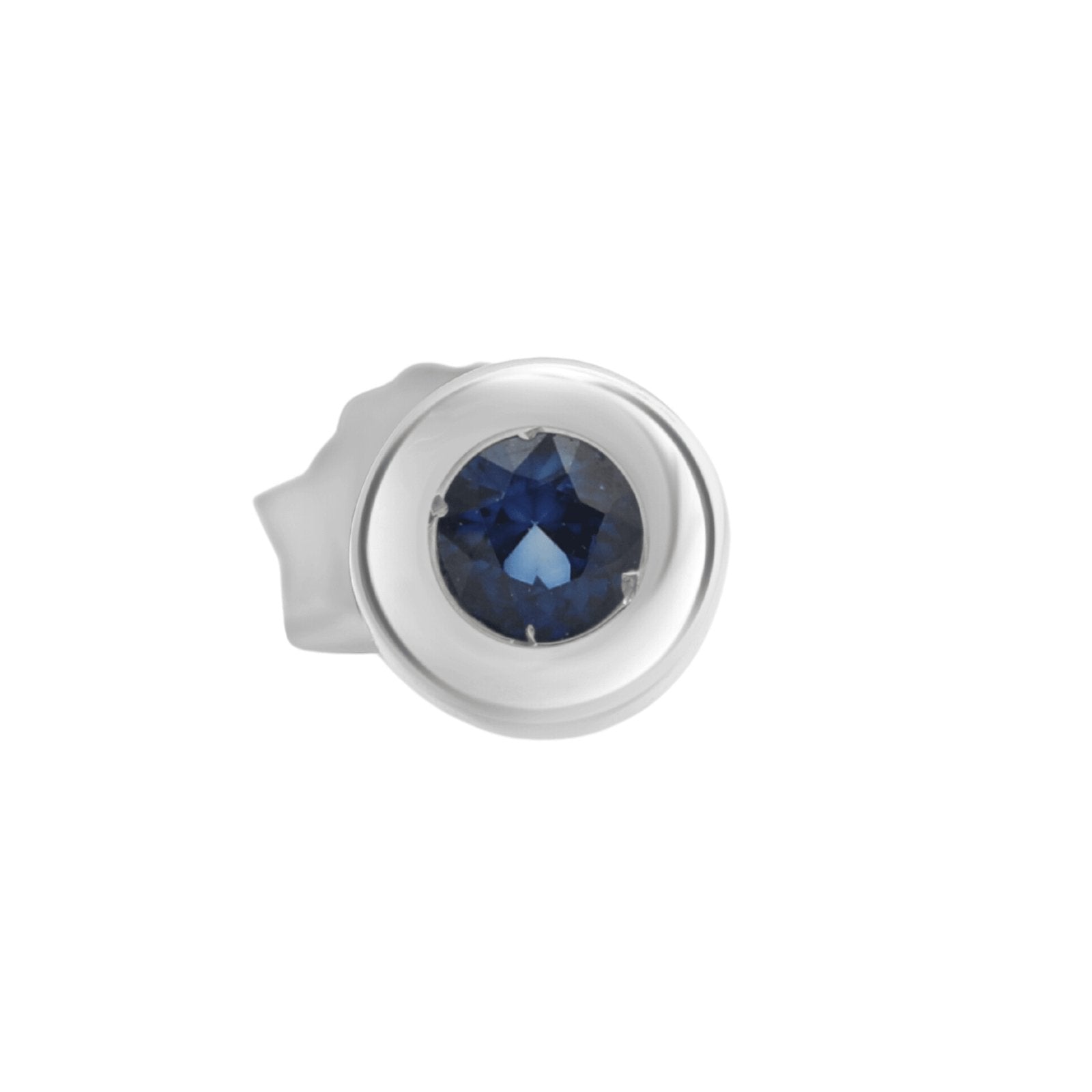Bezel Set Sapphire Threaded Earring Earrings Estellacollection #product_description# 14k Birthstone Birthstone Earrings #tag4# #tag5# #tag6# #tag7# #tag8# #tag9# #tag10#