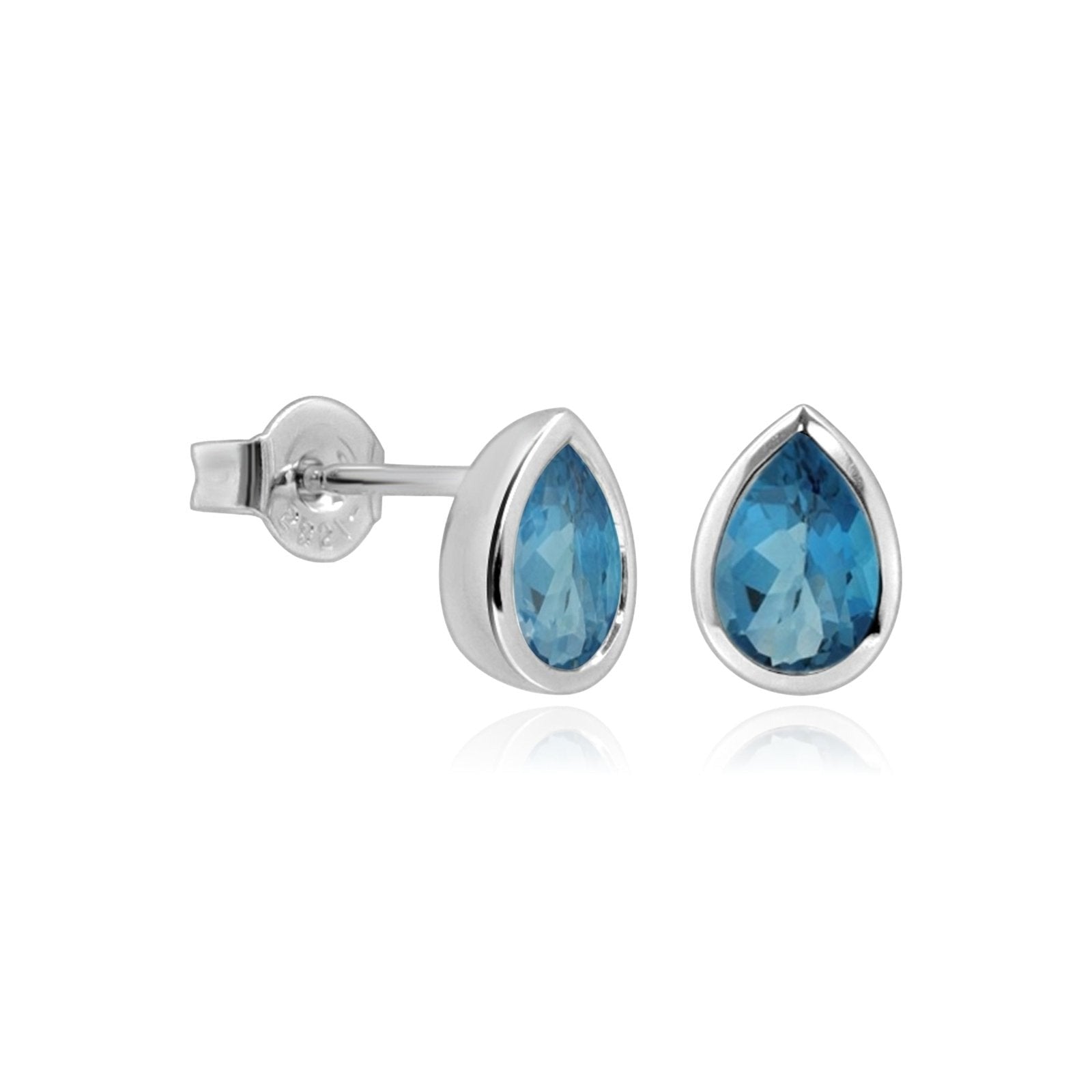 Blue Topaz Teardrop Earrings Bezel Earrings Estellacollection #product_description# 17608 14k Birthstone Birthstone Earrings #tag4# #tag5# #tag6# #tag7# #tag8# #tag9# #tag10#