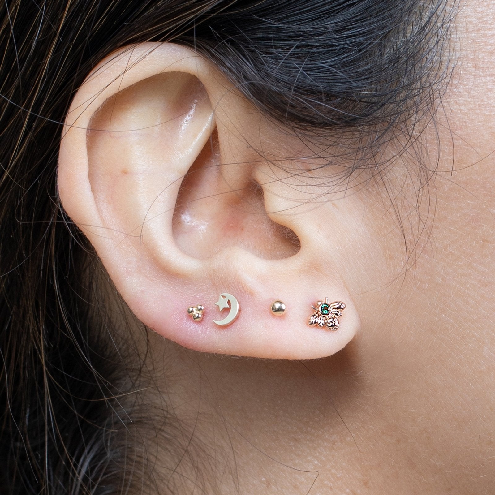 Crescent Moon and Star Flat Back Earring Earrings Estellacollection #product_description# 17924 14k Cartilage Earring Cartilage Earrings #tag4# #tag5# #tag6# #tag7# #tag8# #tag9# #tag10# 14K Yellow Gold 5MM
