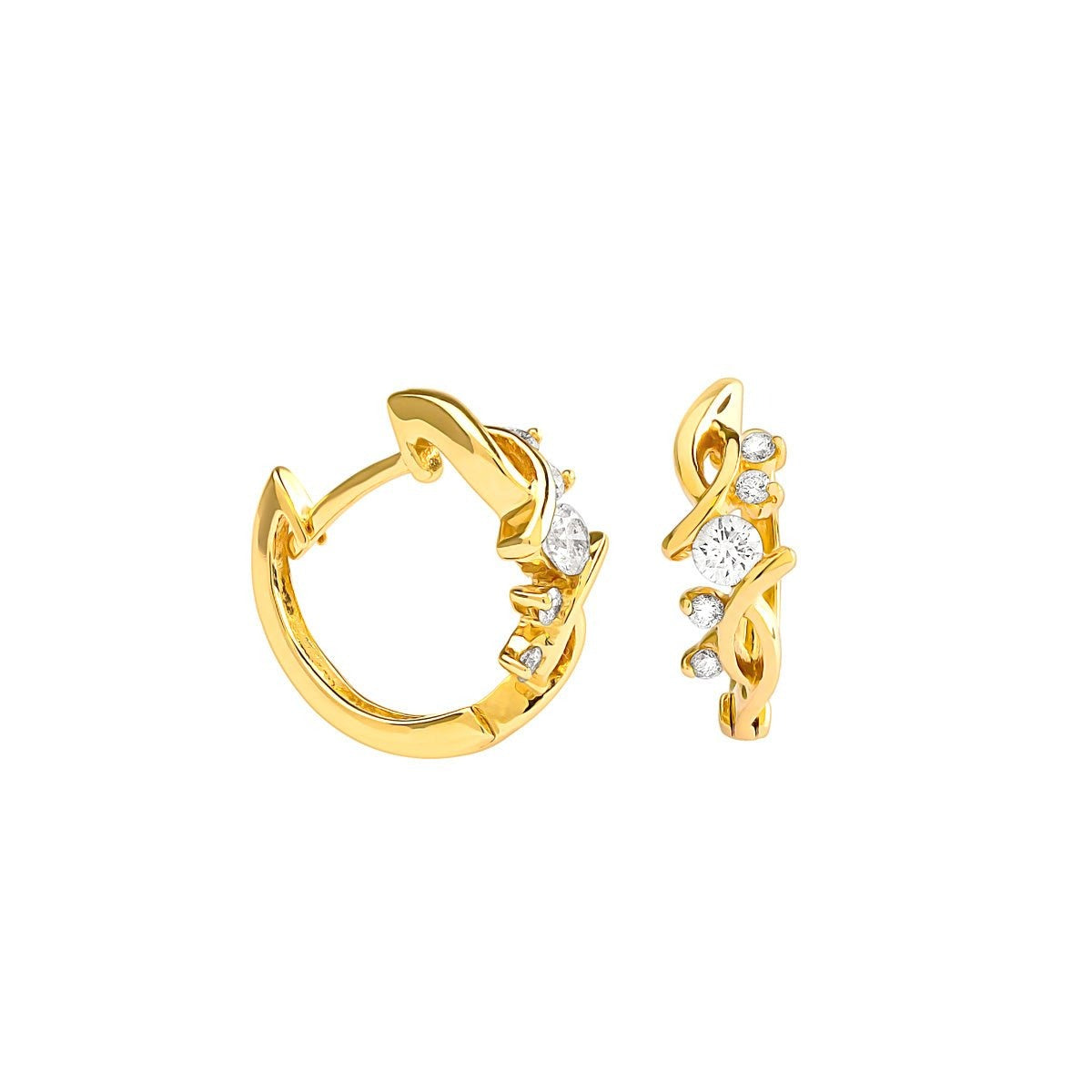 Diamond Filigree Huggie Hoops Earrings Estellacollection #product_description# 17333 14k Birthstone Birthstone Earrings #tag4# #tag5# #tag6# #tag7# #tag8# #tag9# #tag10#