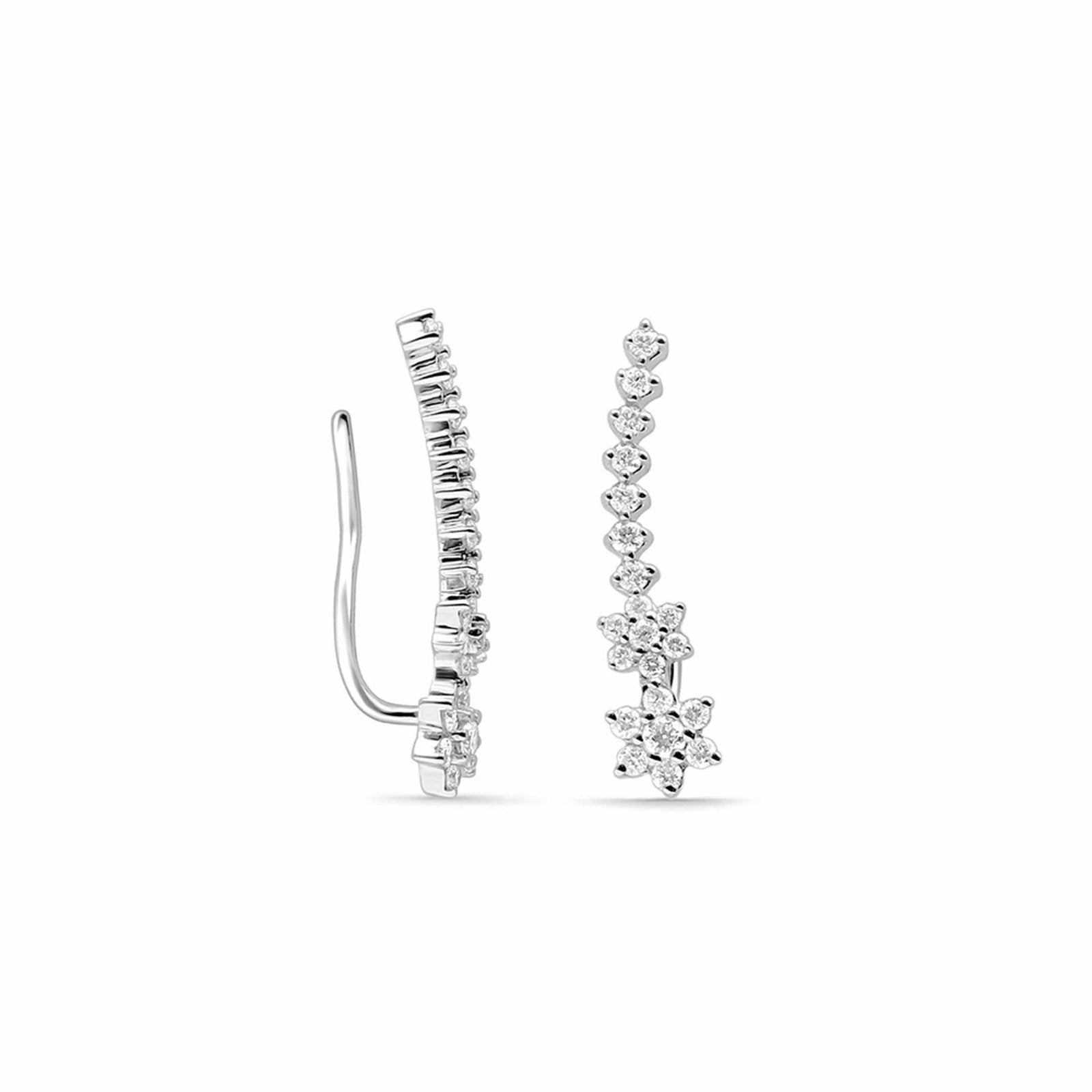 Diamond Flower Ear Climber Earring Earrings Estellacollection #product_description# 17269 14k Birthstone Birthstone Earrings #tag4# #tag5# #tag6# #tag7# #tag8# #tag9# #tag10#