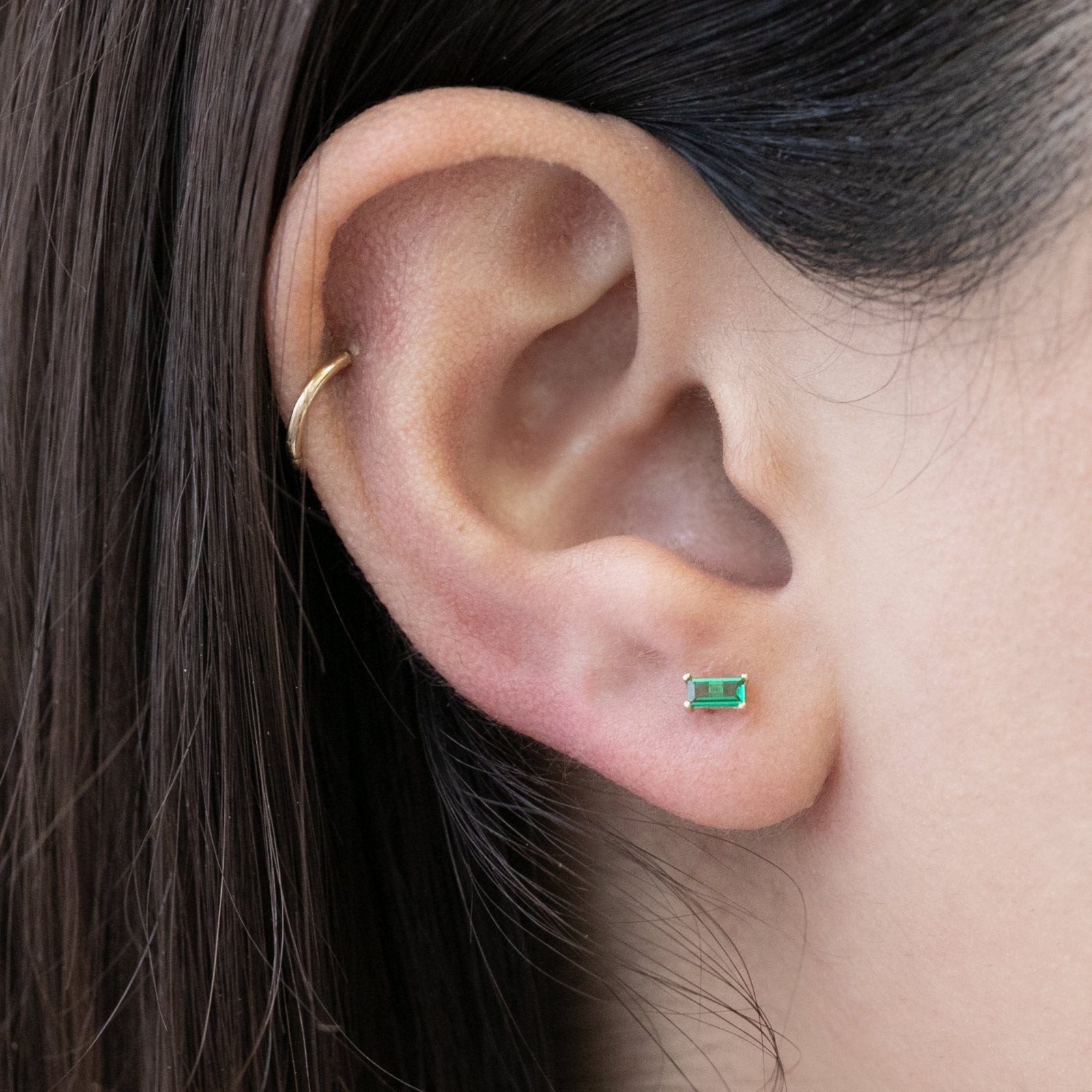 Emerald Baguette Flat Back Stud Earrings Estellacollection #product_description# 18245 14k Birthstone Cartilage Earring #tag4# #tag5# #tag6# #tag7# #tag8# #tag9# #tag10# 5MM