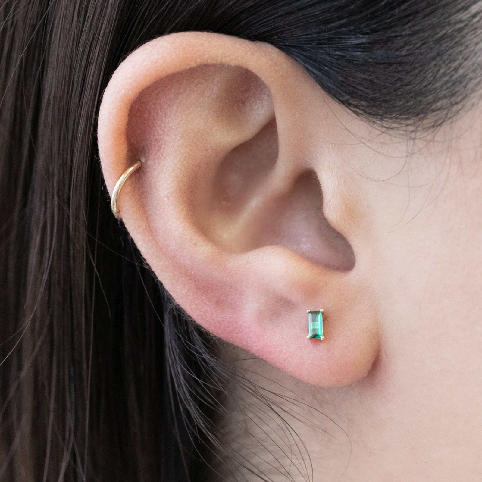 Emerald Baguette Flat Back Stud Earrings Estellacollection #product_description# 18245 14k Birthstone Cartilage Earring #tag4# #tag5# #tag6# #tag7# #tag8# #tag9# #tag10# 5MM