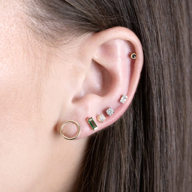 Emerald Baguette Stud Earrings Earrings Estellacollection #product_description# 14k Birthstone Earrings #tag4# #tag5# #tag6# #tag7# #tag8# #tag9# #tag10#