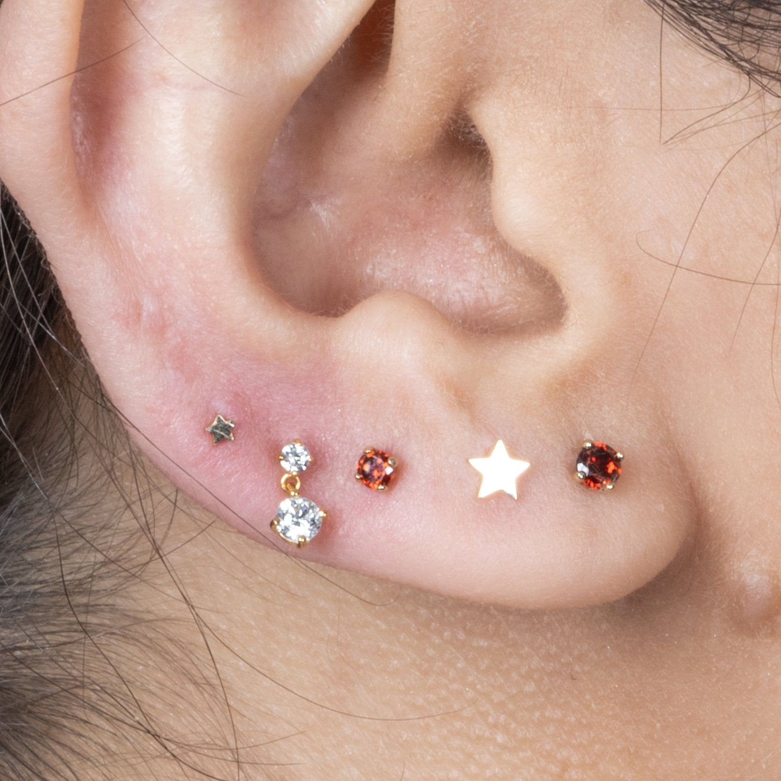 Garnet Flat Back Stud Earrings Estellacollection #product_description# 18093 14k Birthstone Birthstone Earrings #tag4# #tag5# #tag6# #tag7# #tag8# #tag9# #tag10# 2.5mm 5MM