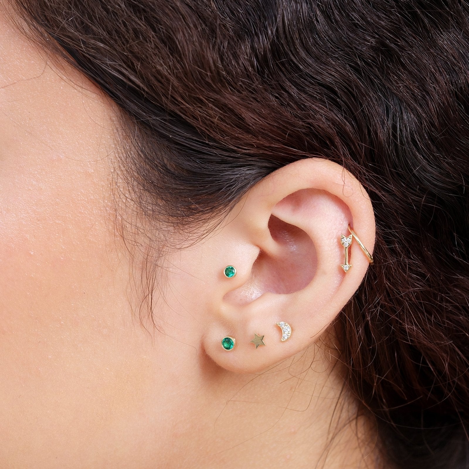 Gold Star Flat Back Stud in Solid Yellow 14k Gold Earrings Estellacollection #product_description# 17874 14k Cartilage Earring Cartilage Earrings #tag4# #tag5# #tag6# #tag7# #tag8# #tag9# #tag10# 5MM