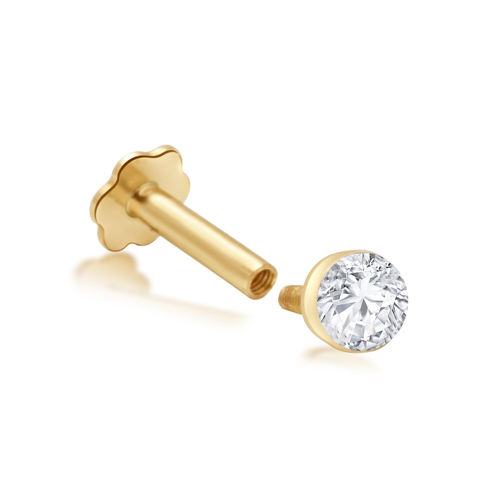 Invisible Set Floating Round Diamond Flat Back Stud Earrings Estellacollection #product_description# 18217 14k April Birthstone Birthstone #tag4# #tag5# #tag6# #tag7# #tag8# #tag9# #tag10# 0.03 ct 5MM