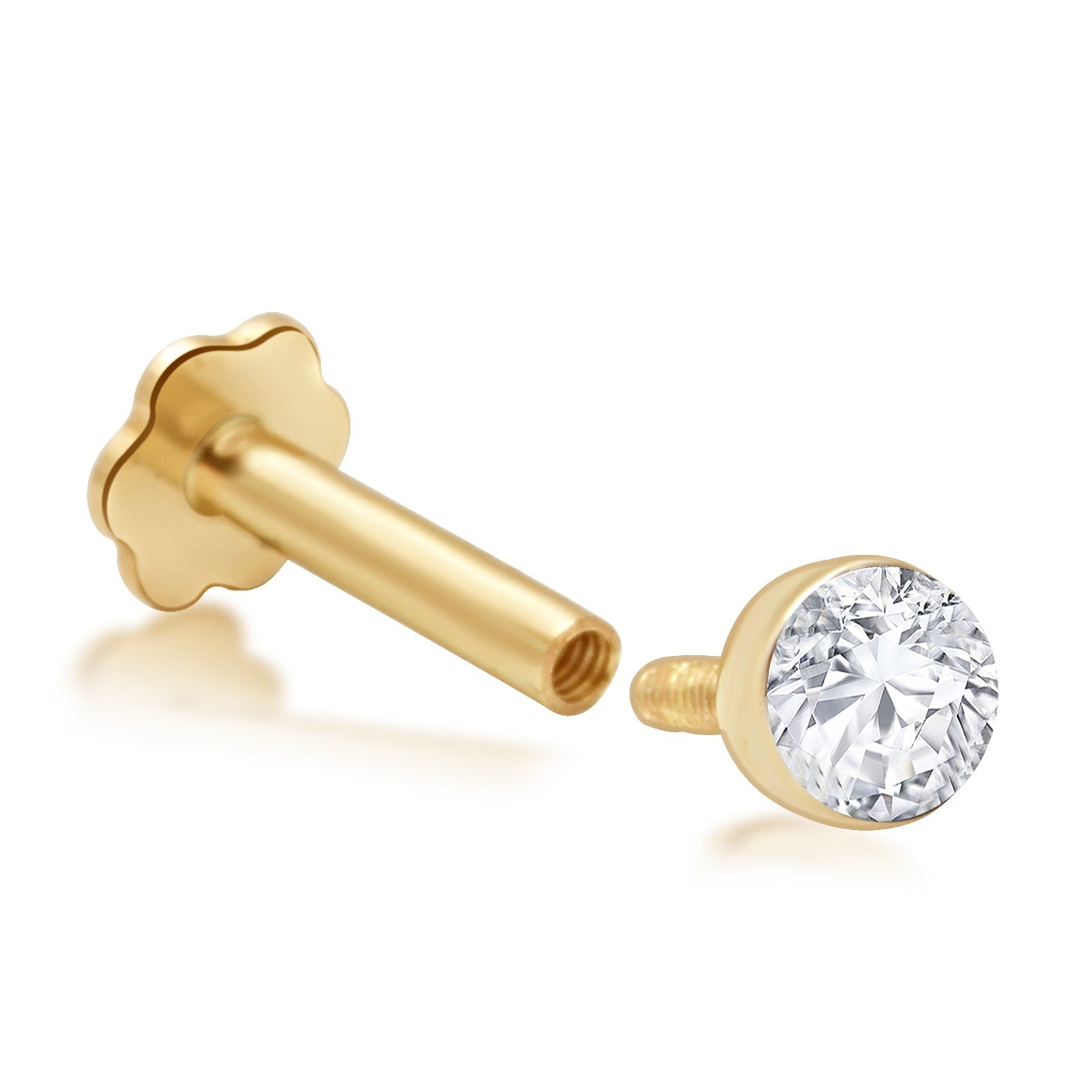Invisible Set Floating Round Diamond Flat Back Stud Earrings Estellacollection #product_description# 18217 14k April Birthstone Birthstone #tag4# #tag5# #tag6# #tag7# #tag8# #tag9# #tag10# 0.03 ct 5MM